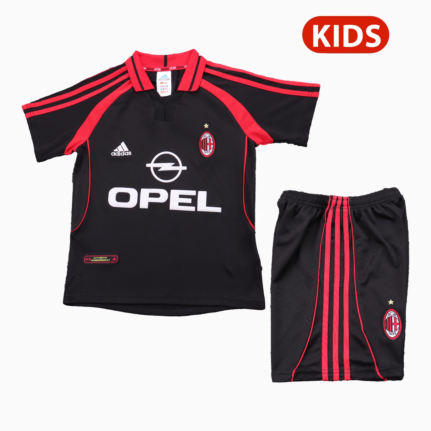 Retro AC Milan 2000-01 Third Kids Kit - JerseysGala