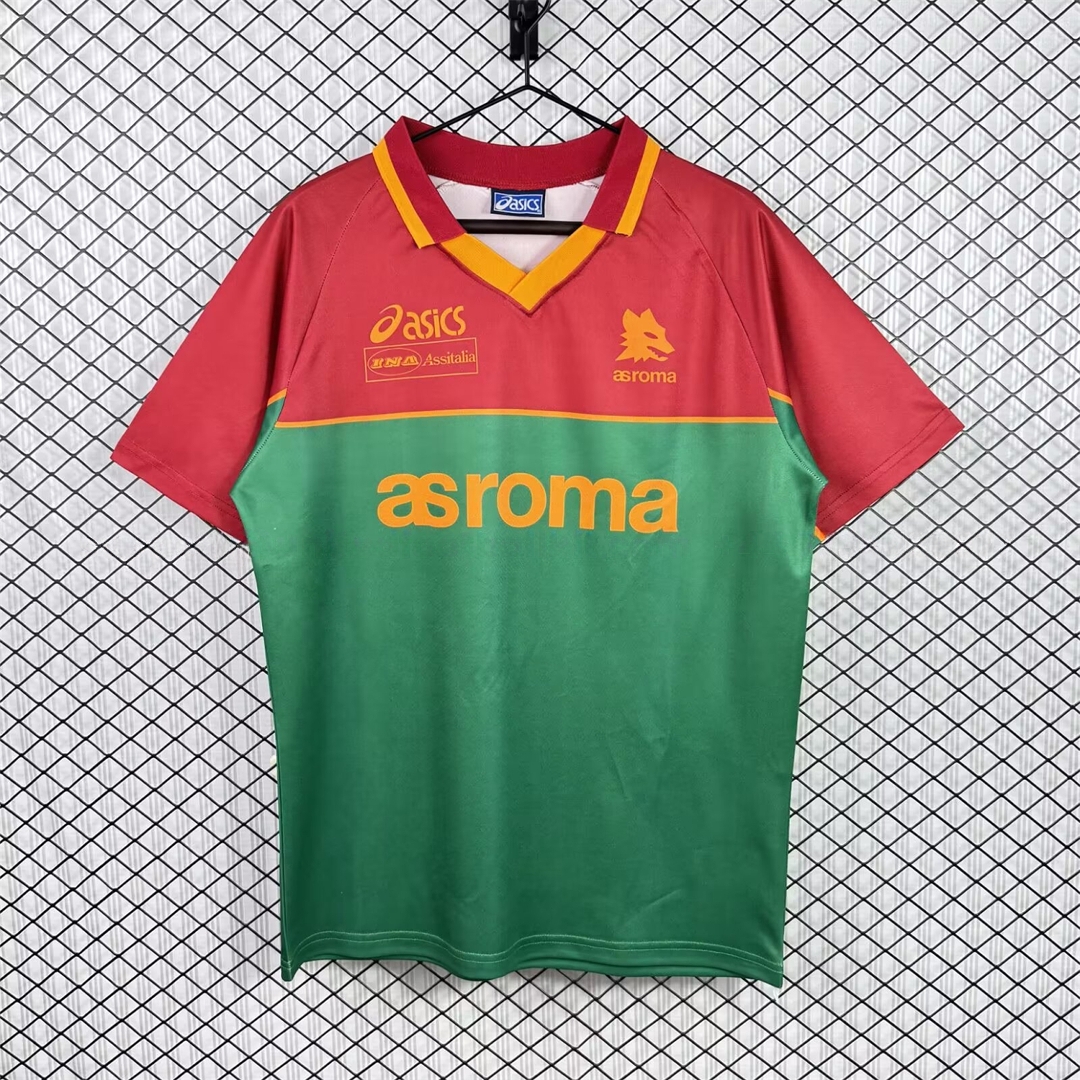 Retro Roma 1995-96 Pre-Match Training Jersey - JerseysGala