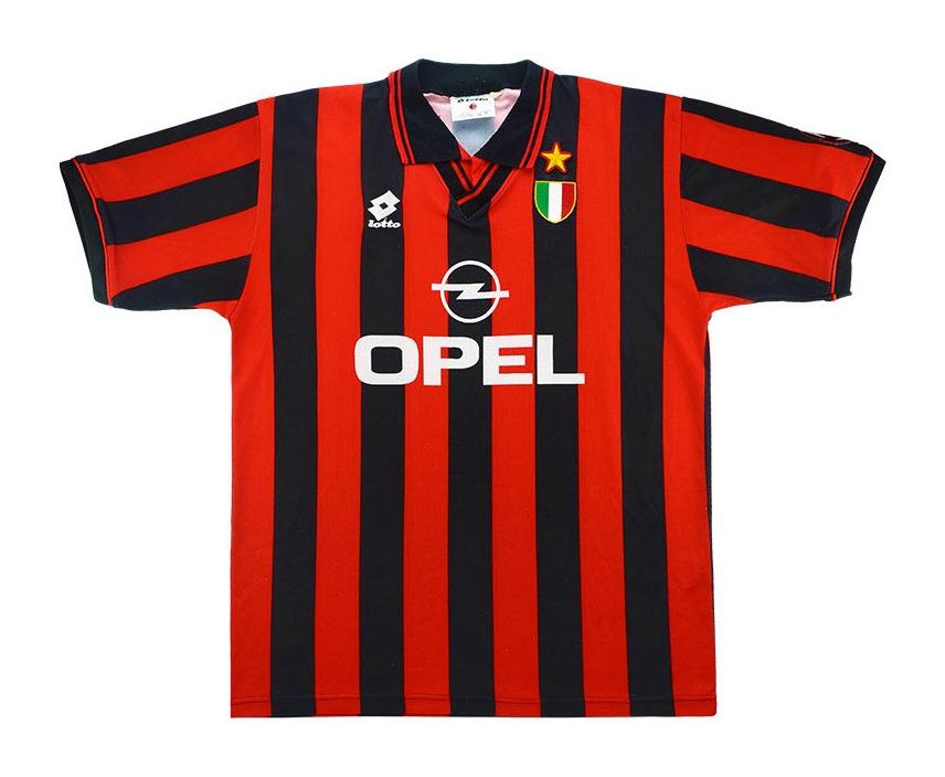 Retro AC Milan 1996-97 Home Jersey - JerseysGala