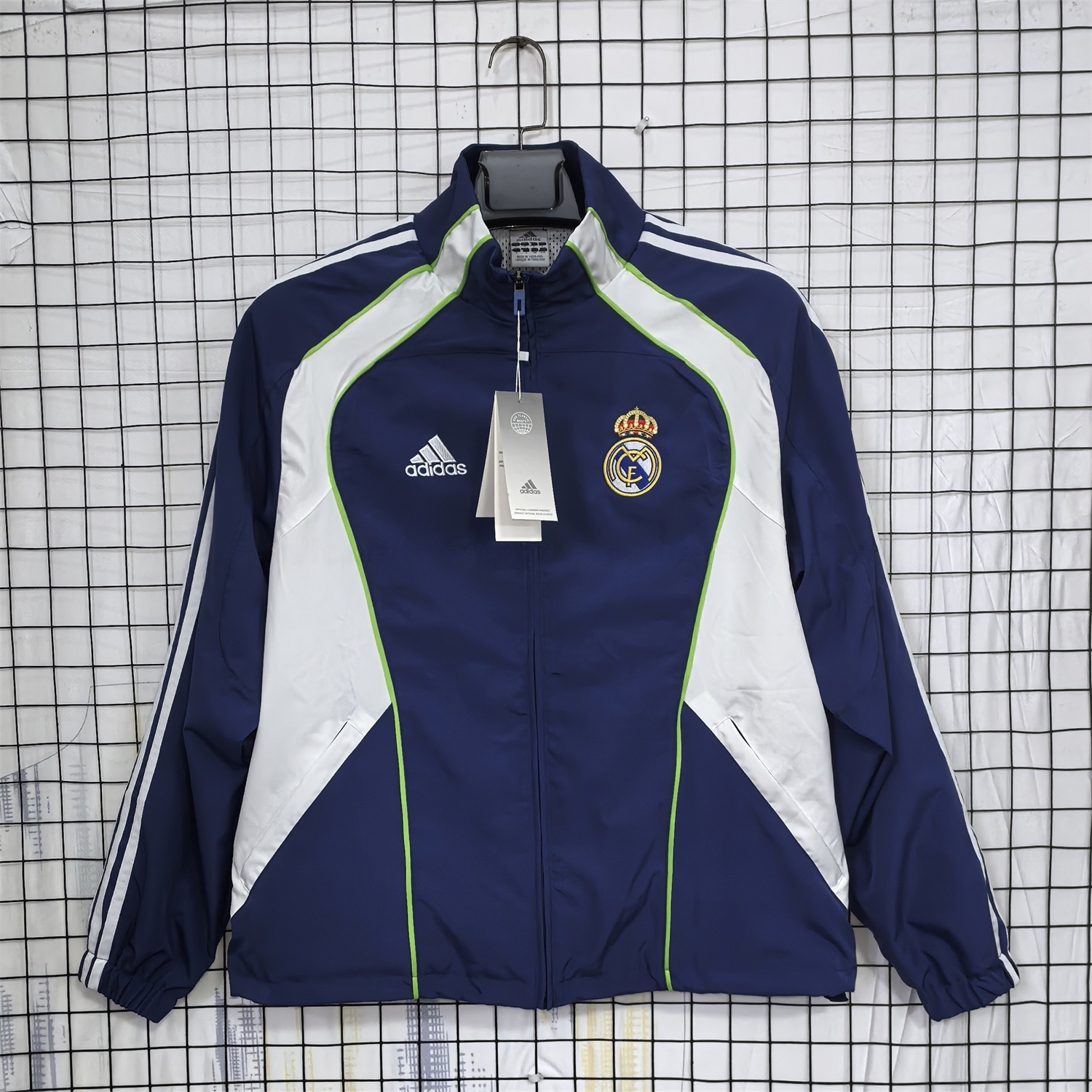 Retro Real Madrid 2010-11 Home Windbreaker Jacket - Blue - JerseysGala