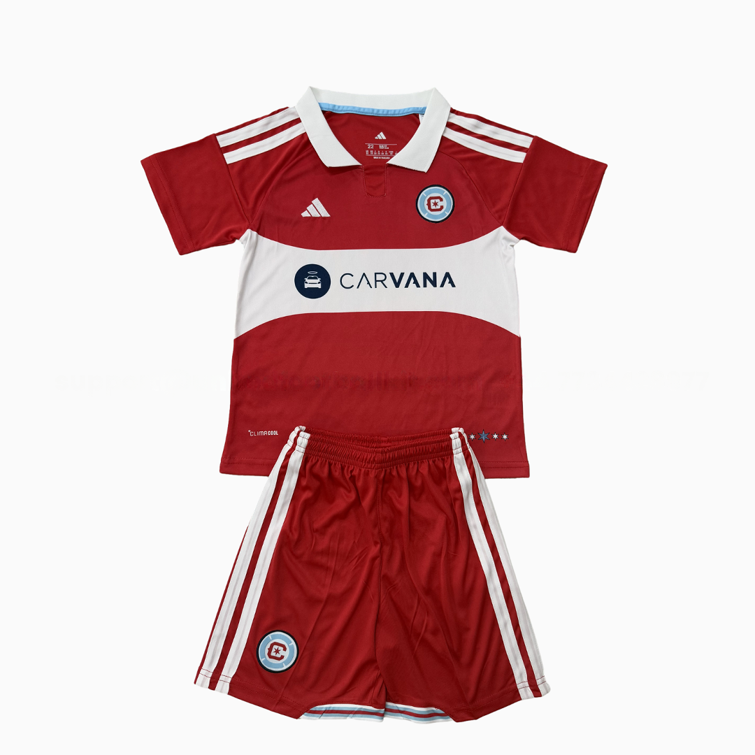 Chicago Fire 25-26 Home Men's Adult Jersey Set - Fans Version - JerseysGala