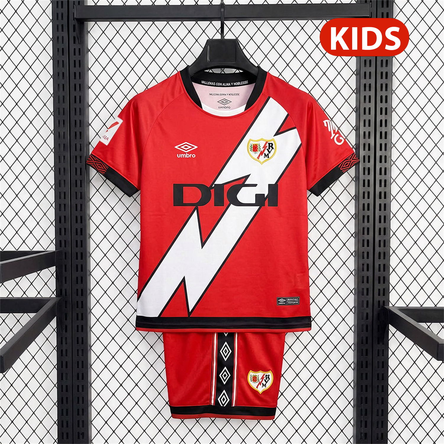Rayo Vallecano 26-27 Away Kids Kit - JerseysGala