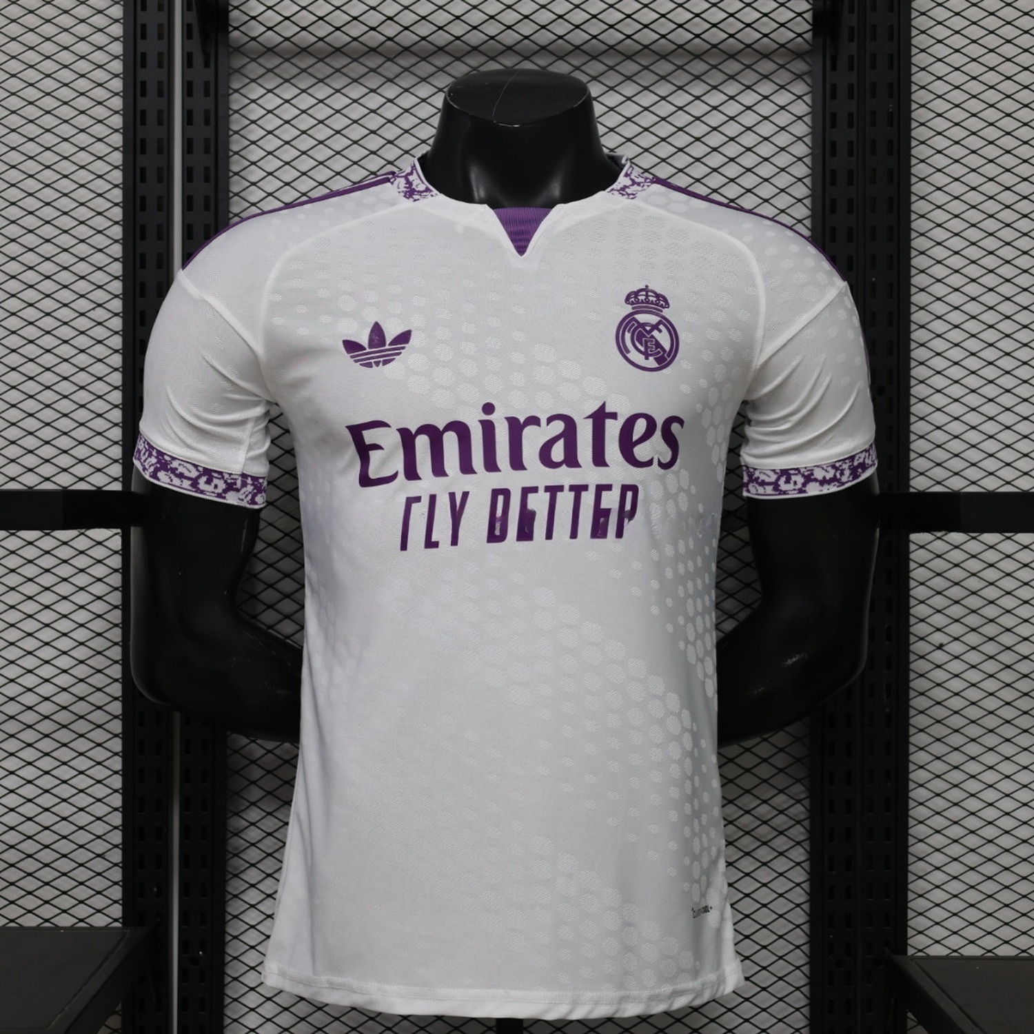 Real Madrid 26-27 White Purple Special Jersey - Player Version - JerseysGala