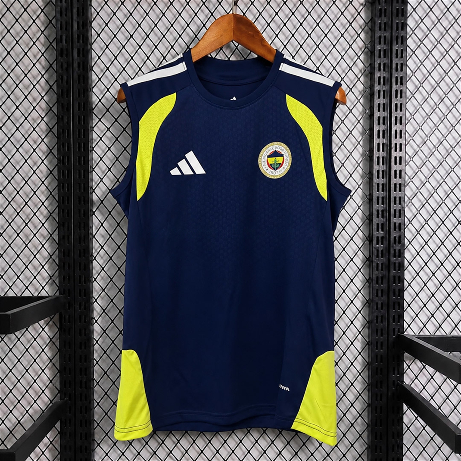 Fenerbahce 26-27 Dark Blue With Yellow Training Vest - JerseysGala