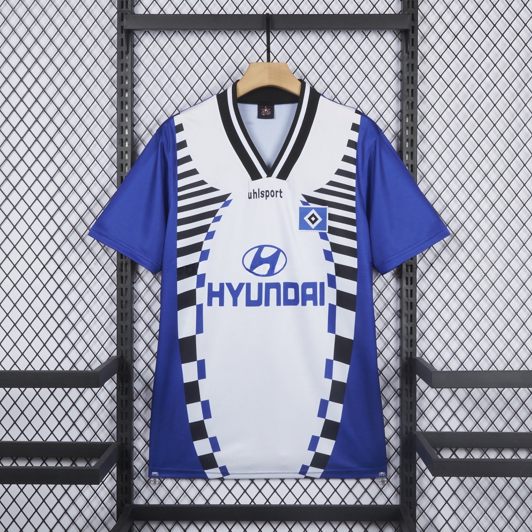 Retro Hamburger SV 1996-97 Away Blue Jersey - JerseysGala