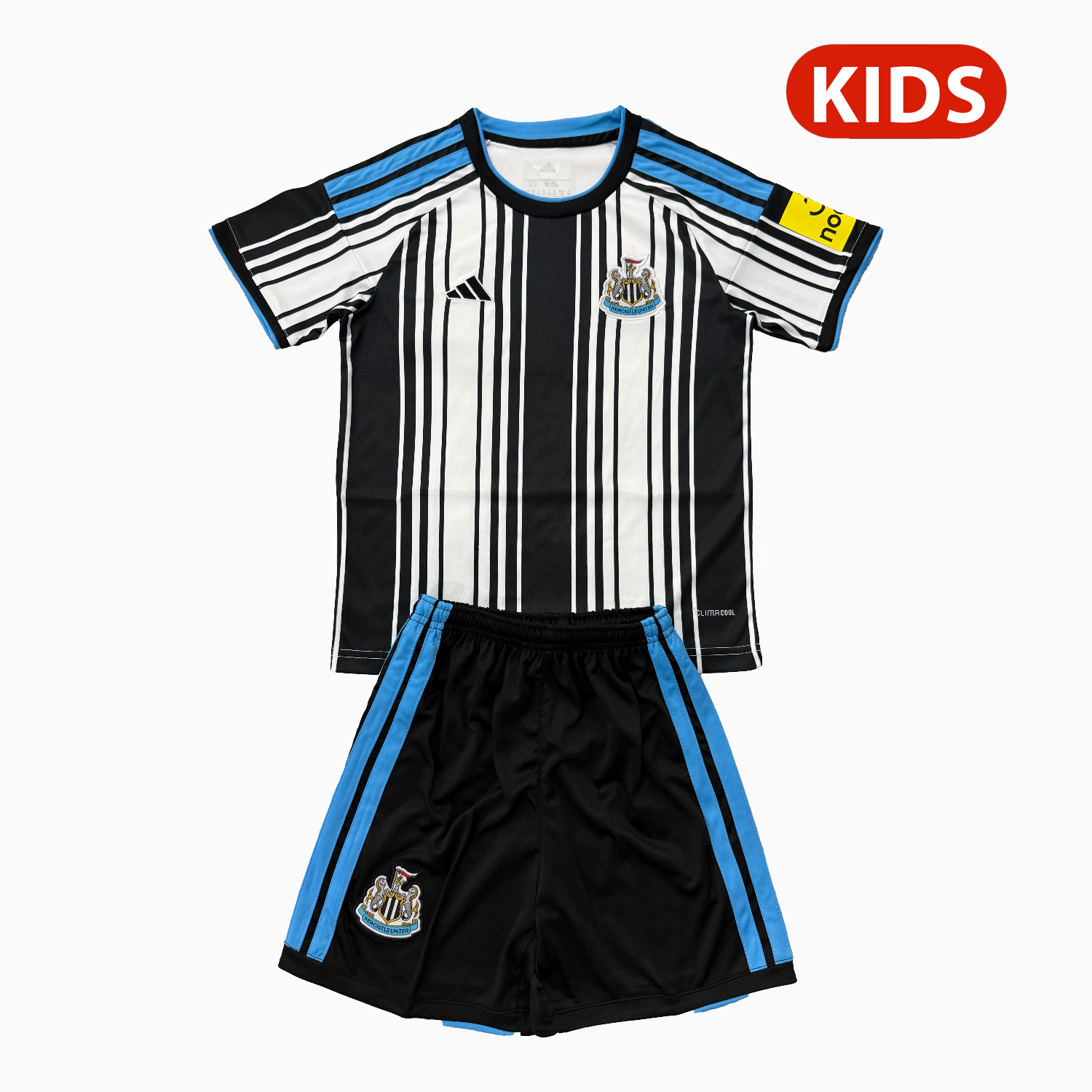 Newcastle United 26-27 Home Unsponsored Kids Kit - JerseysGala