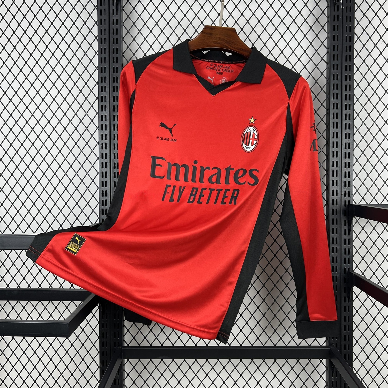 AC Milan 25-26 Fourth Red Long Sleeves Jersey - Fans Version - JerseysGala