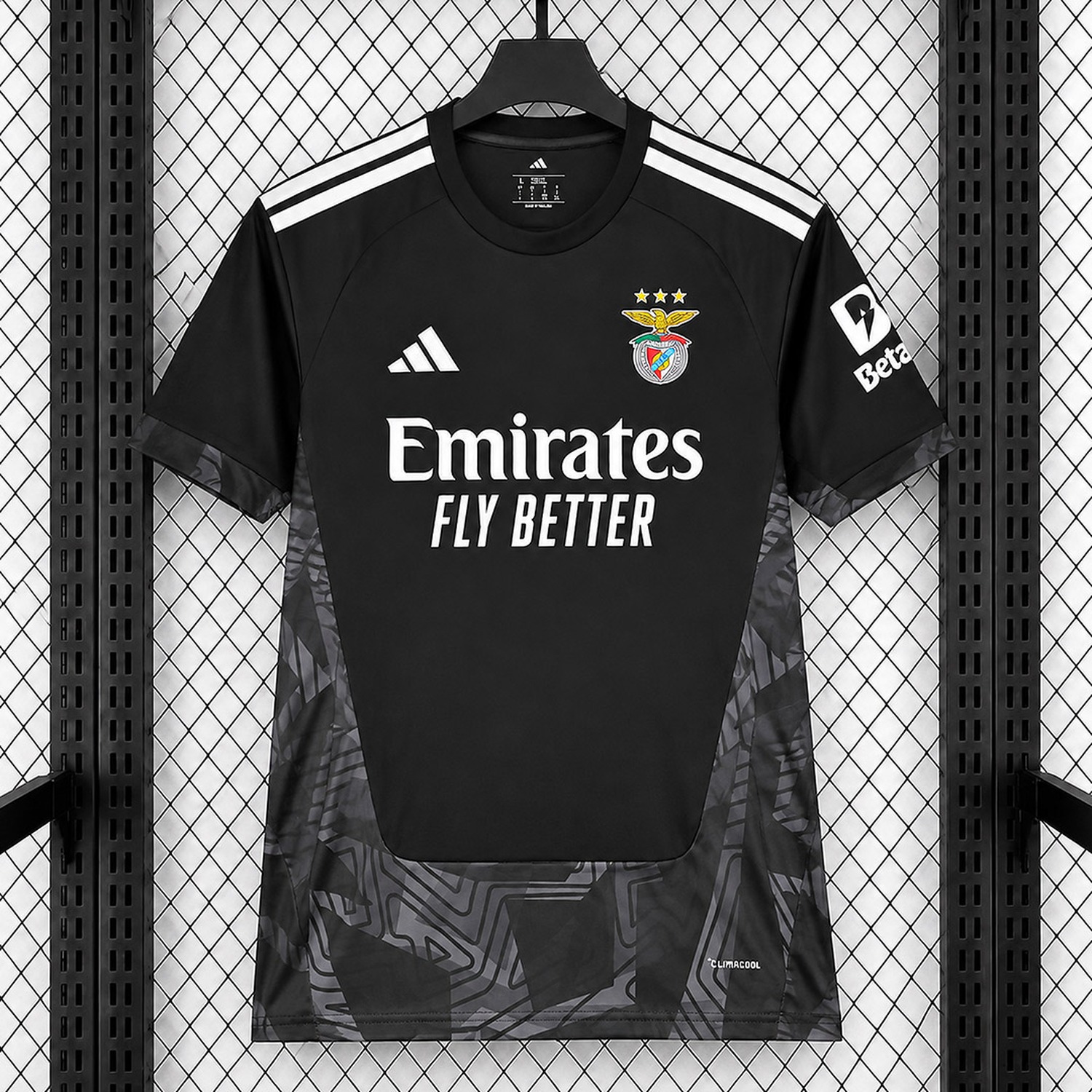 Benfica 26-27 Black Goalkeeper Jersey - Fans Version - JerseysGala