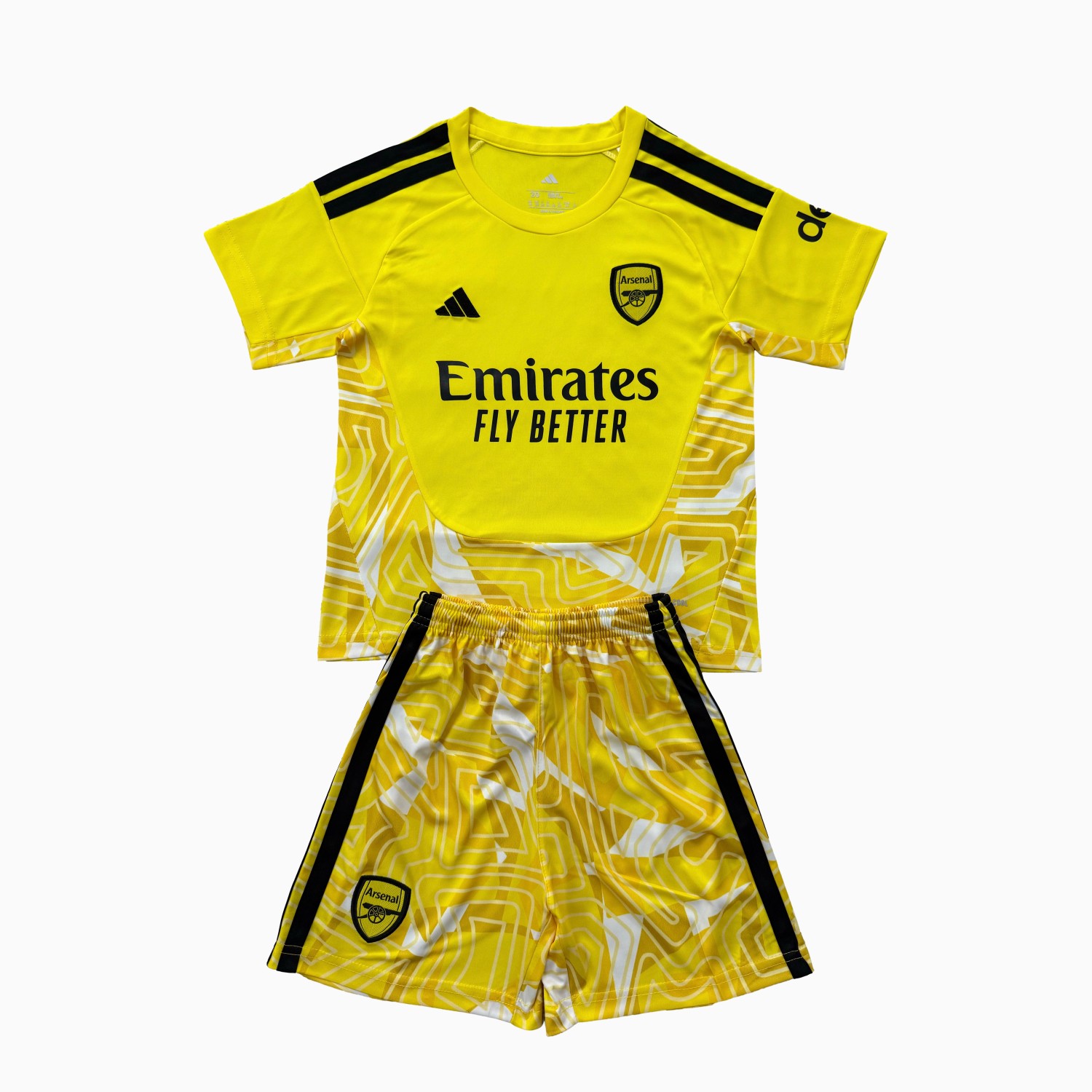 Arsenal 26-27 Yellow Goalkeeper Men's Adult Jersey Set - Fans Version - JerseysGala