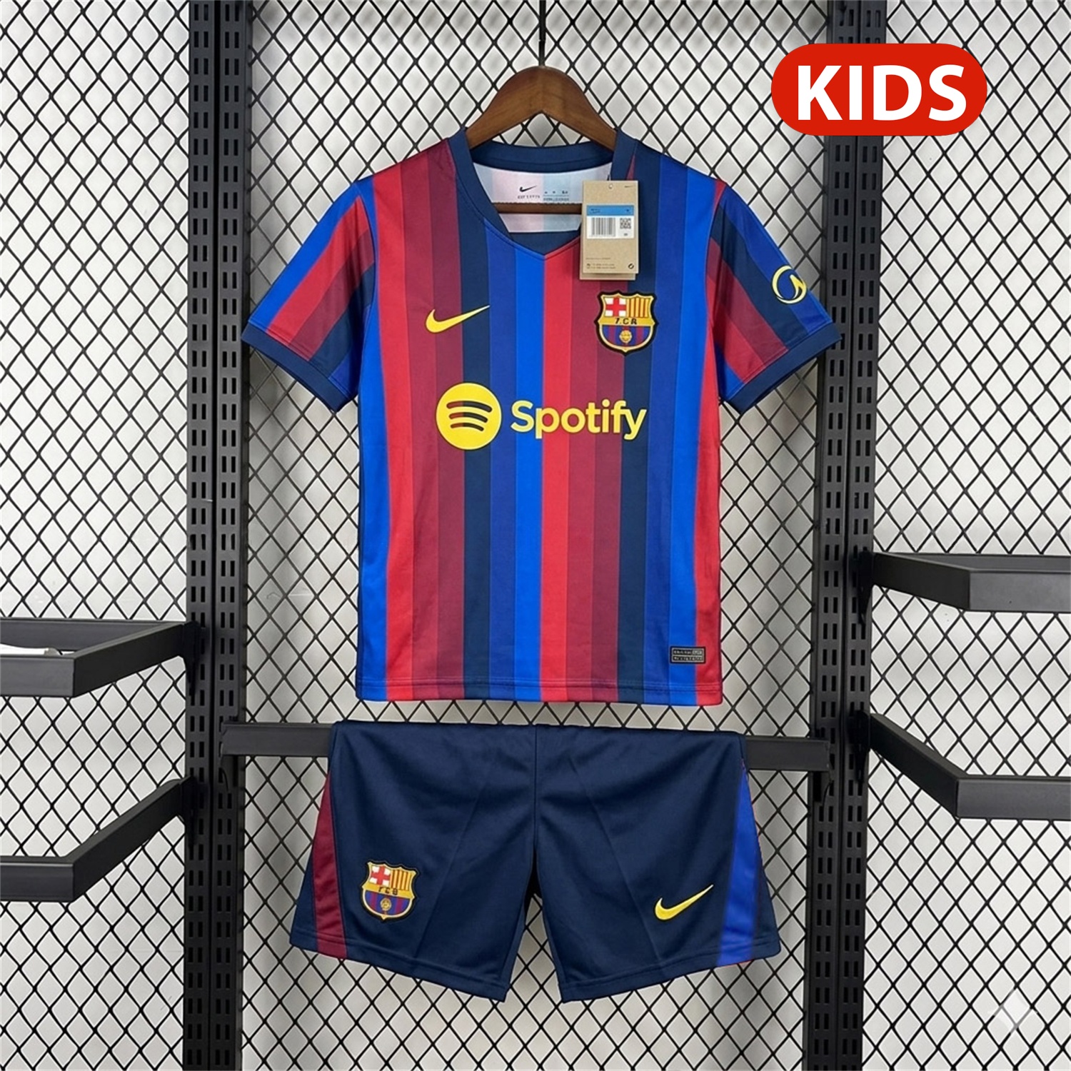 Barcelona 26-27 Spotify Home Kids Kit - JerseysGala