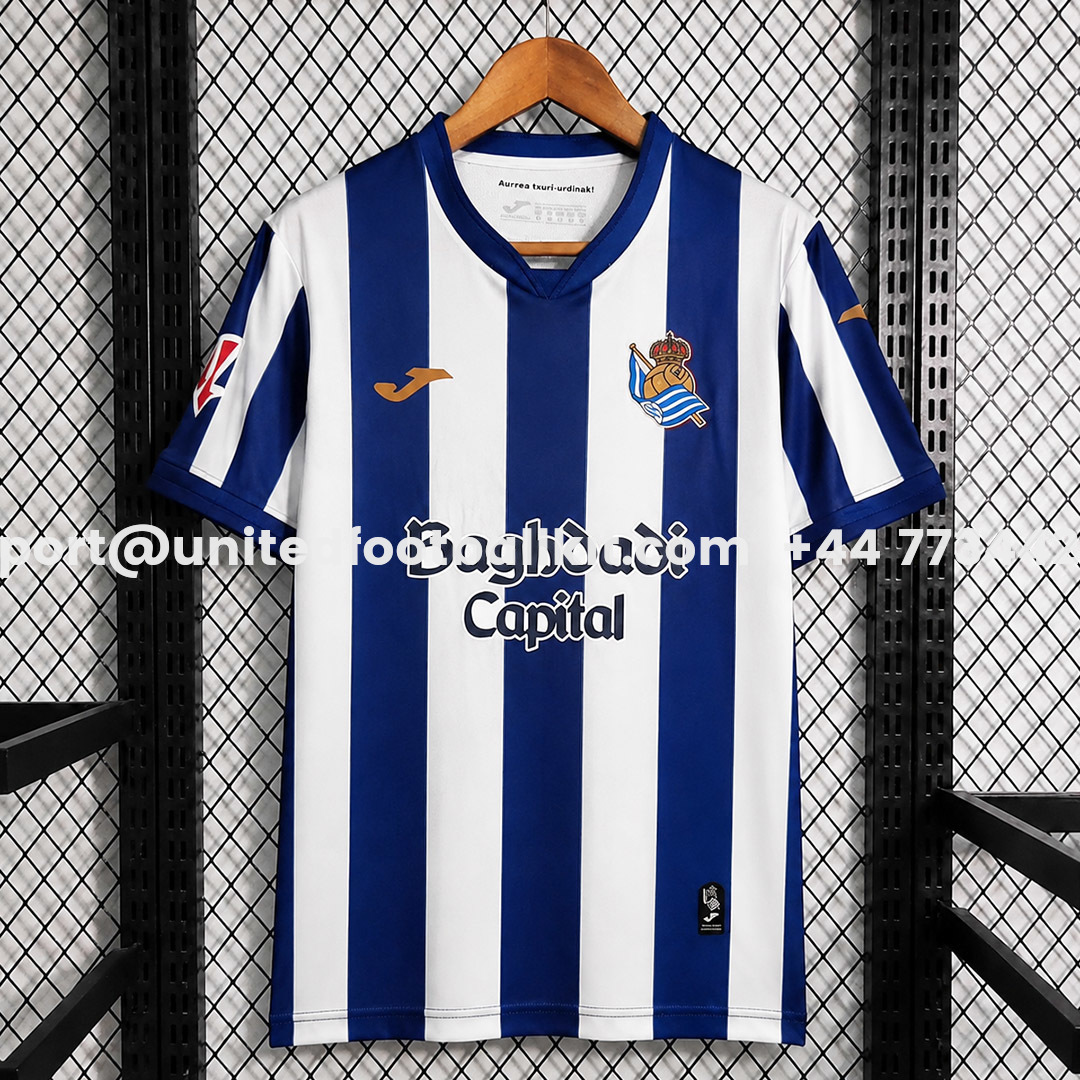 Real Sociedad 26-27 Home Jersey - Fans Version - JerseysGala
