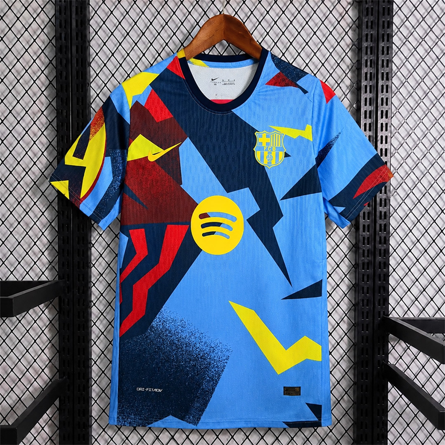 Barcelona 25-26 Sky Blue Pre-Match Jersey - Fans Version - JerseysGala