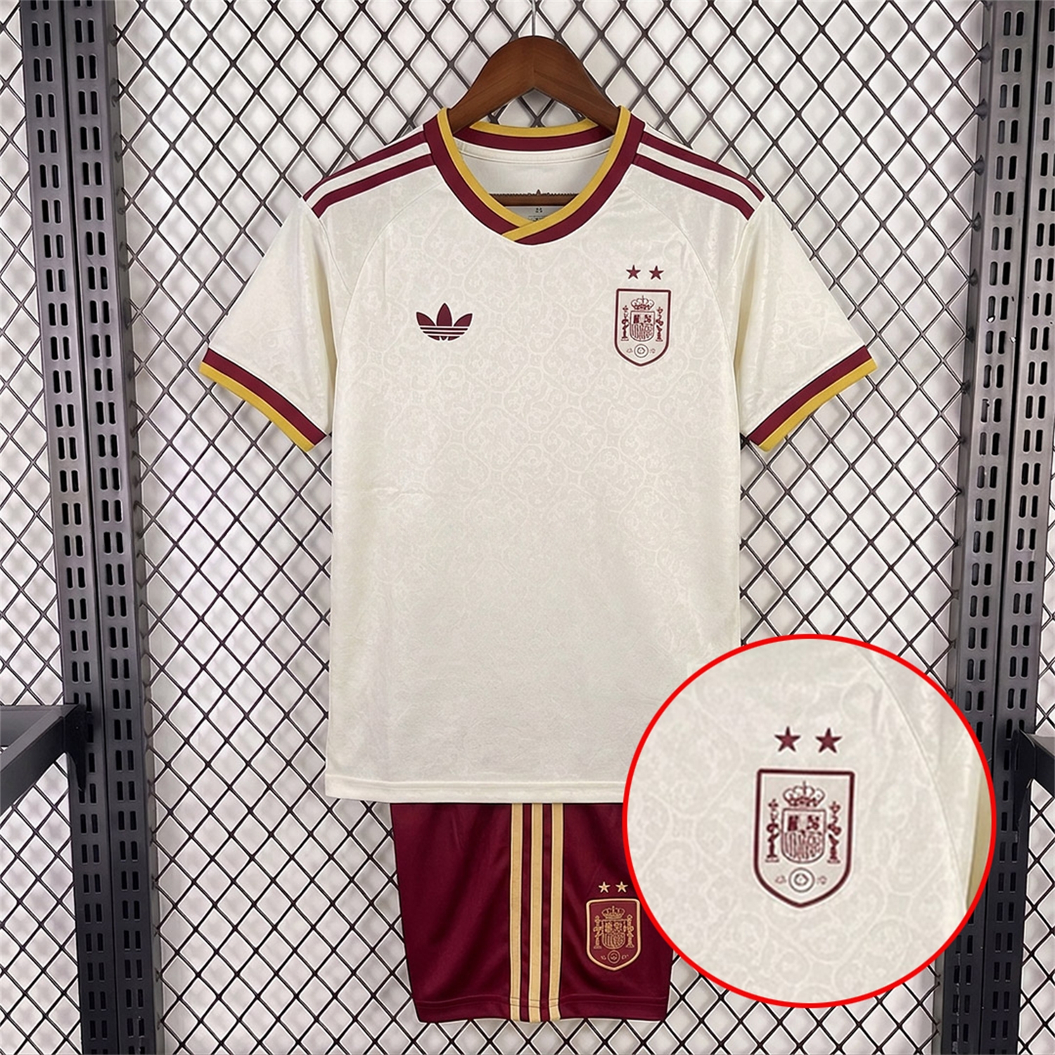 【Two-Crown Star】Spain 2026 Away Kids Kit - JerseysGala