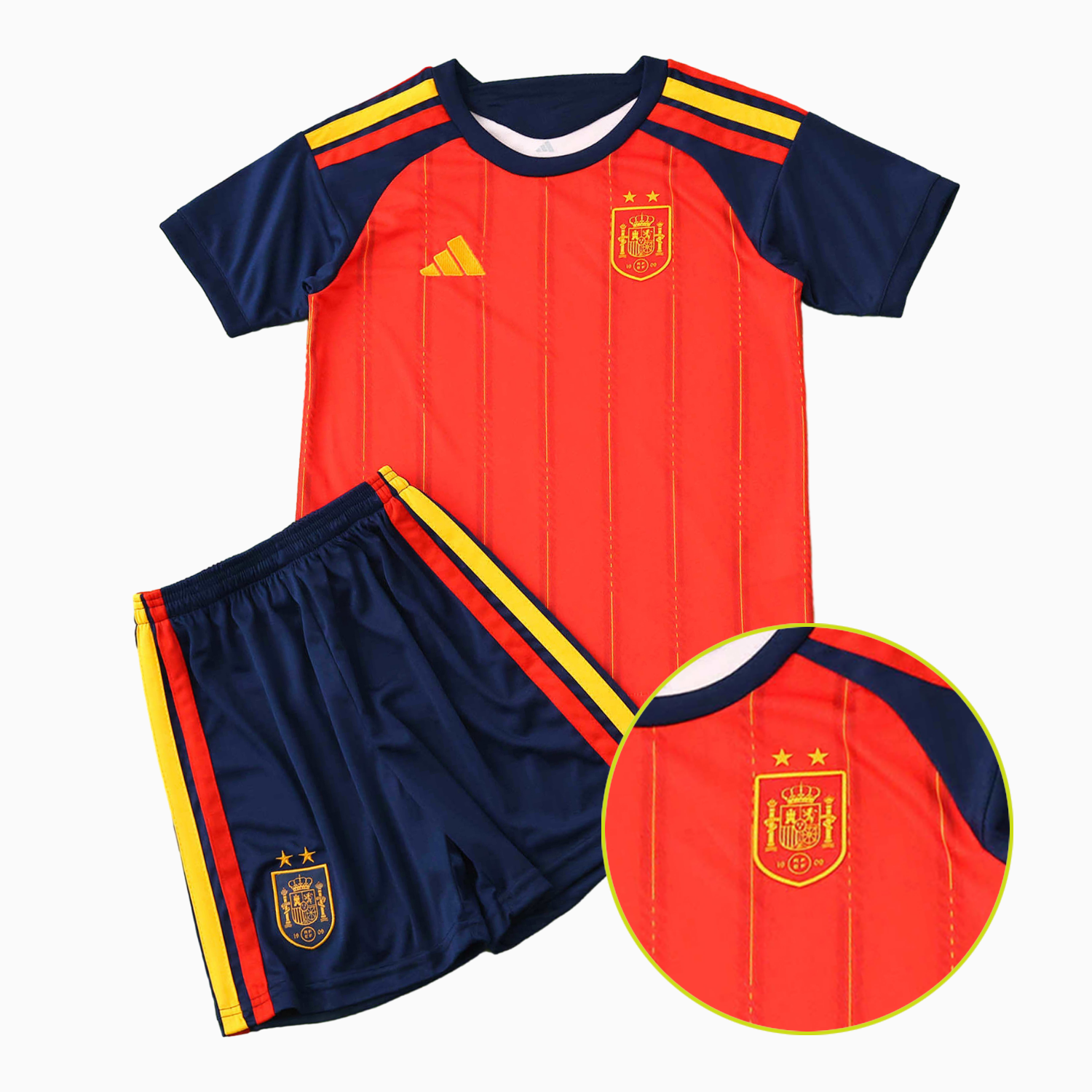 【Two-Crown Star】Spain 2026 Home Kids Kit - JerseysGala