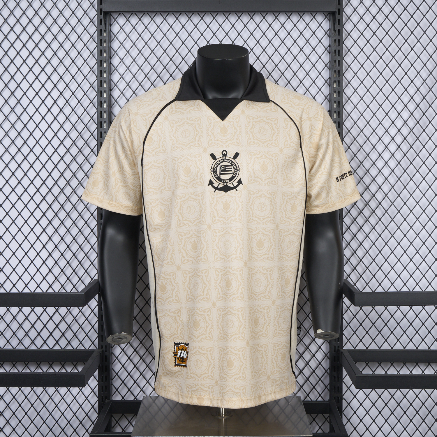 Corinthians 26-27 116 Years Anniversary Beige Special Jersey - Player Version - JerseysGala