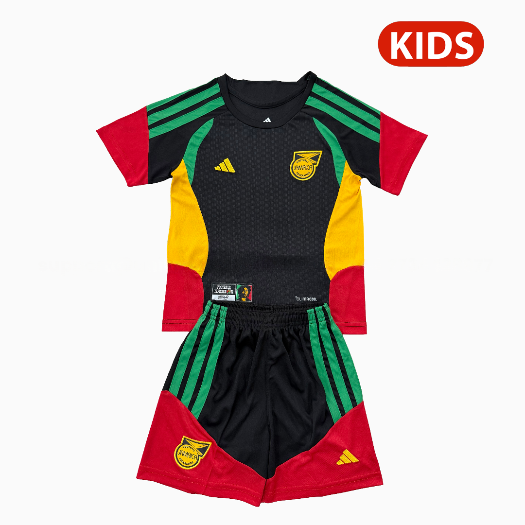 Jamaica 2026 Black Training Kids Kit - JerseysGala