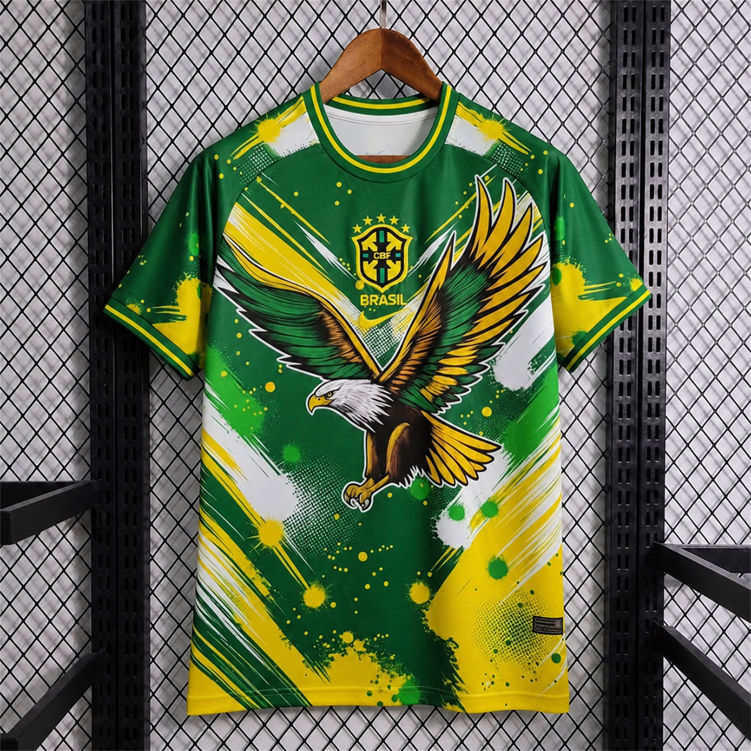 Brazil 2026 Striking Eagle Yellow White Special Jersey - Fans Version - JerseysGala
