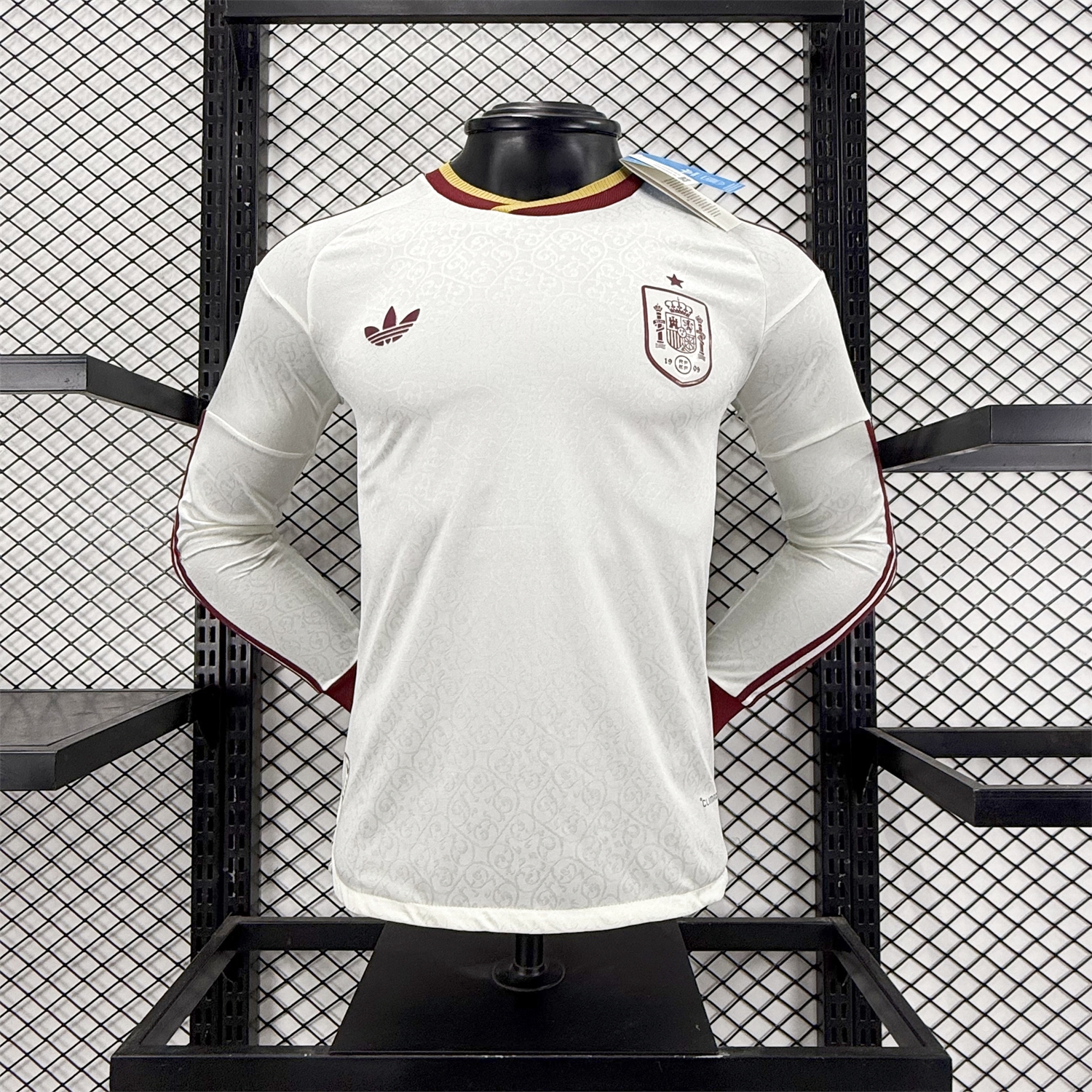 Spain 2026 Away Long Sleeves Jersey - Player Version - JerseysGala
