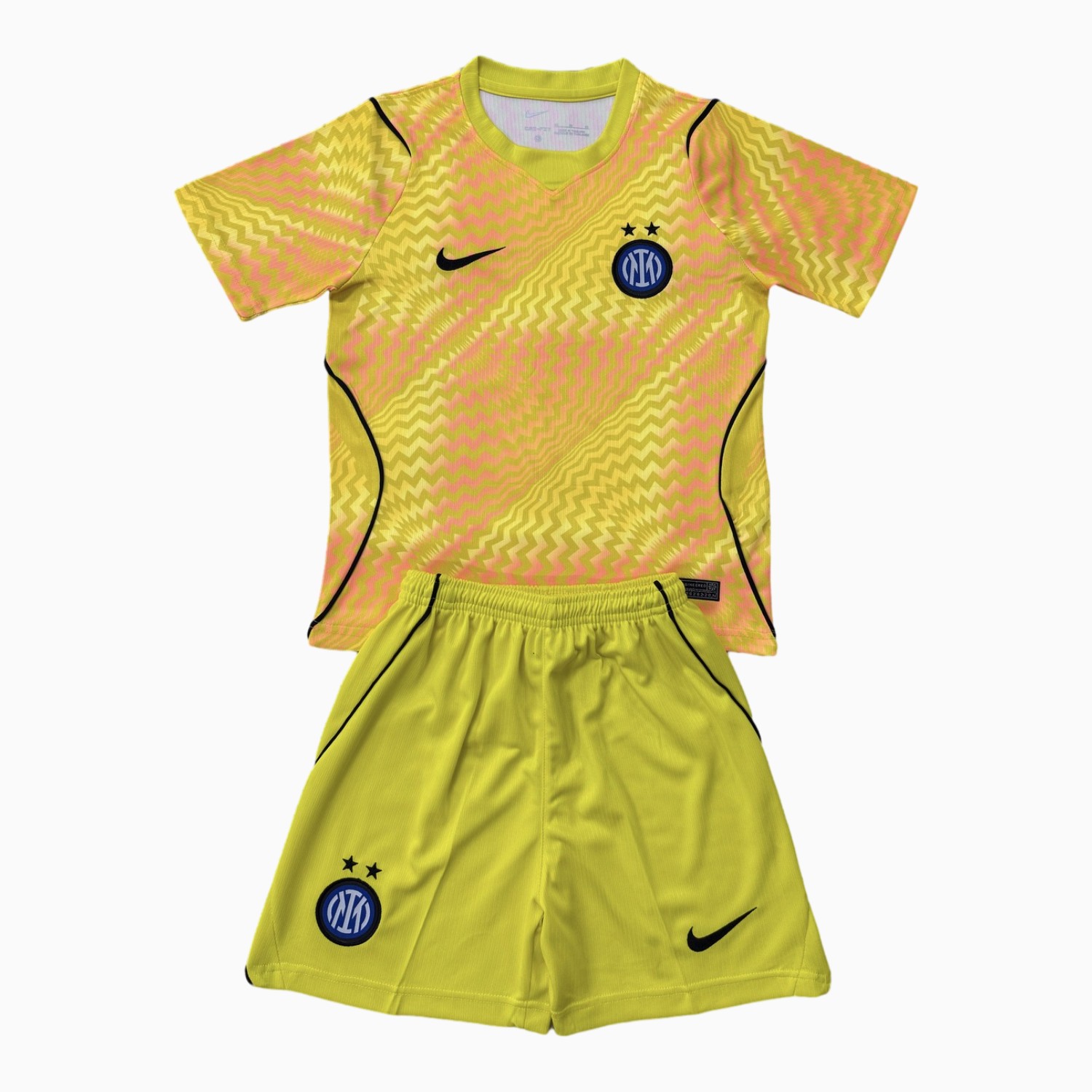 Inter Milan 26-27 Yellow Goalkeeper Men's Adult Jersey Set - Fans Version - JerseysGala