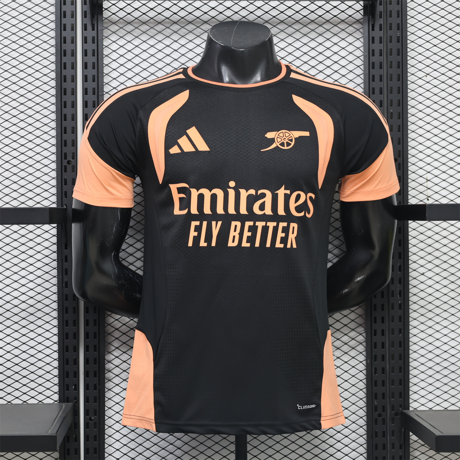 Arsenal 26-27 Black Yellow Training Jersey - Player Version - JerseysGala
