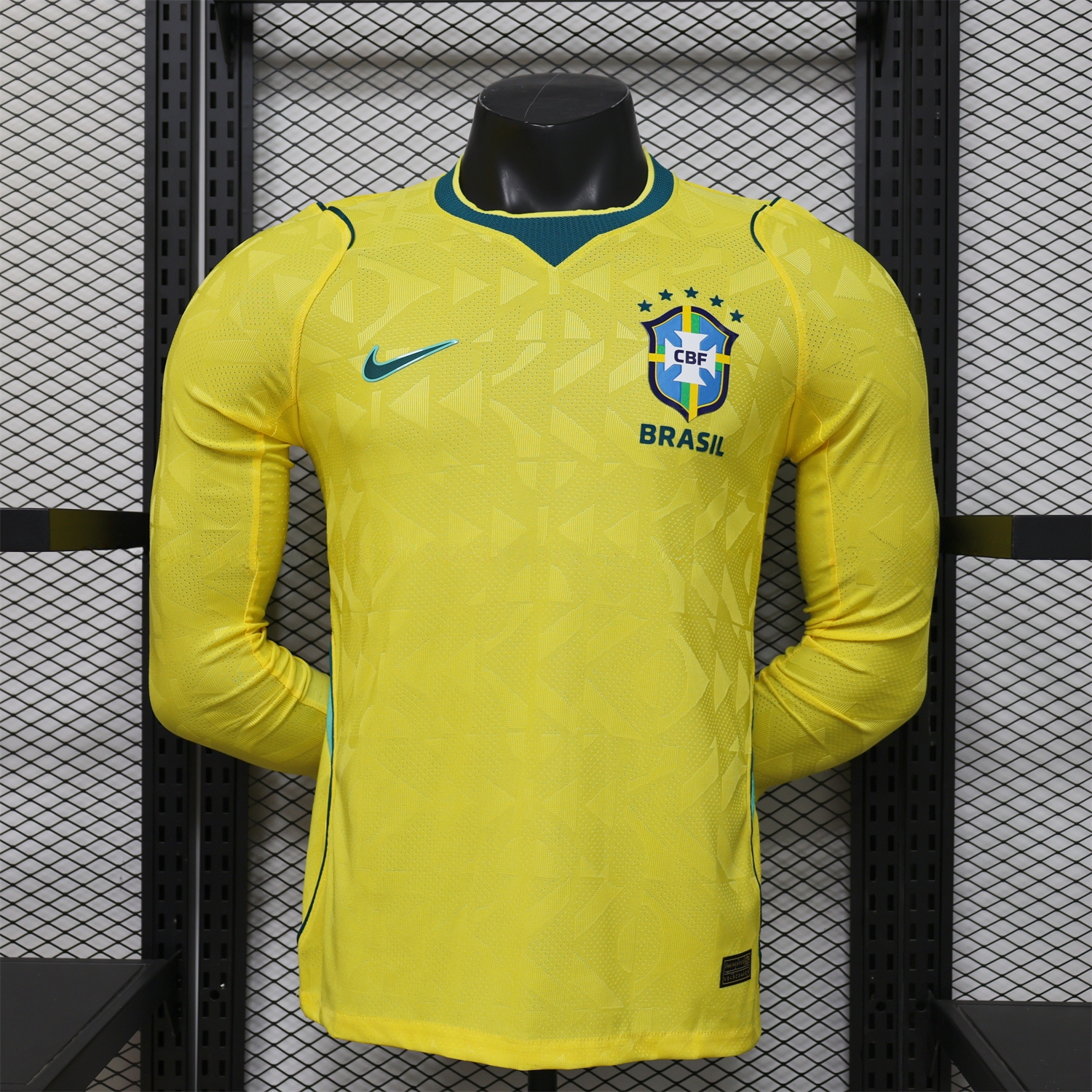Brazil 2026 Home Long Sleeves Jersey - Player Version - JerseysGala