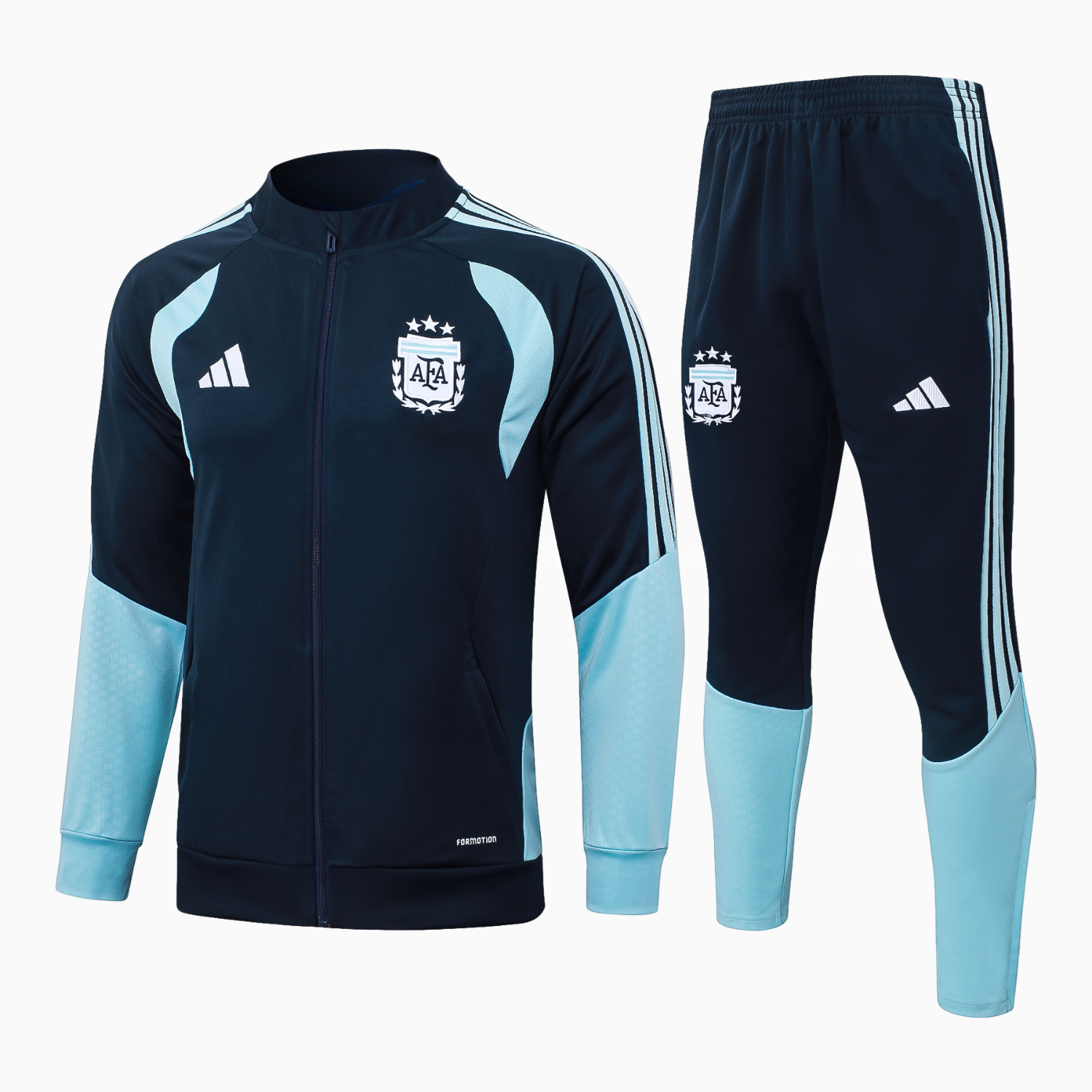 Argentina 25-26 Windbreaker Training Set - Dark Blue Top and Pants - JerseysGala