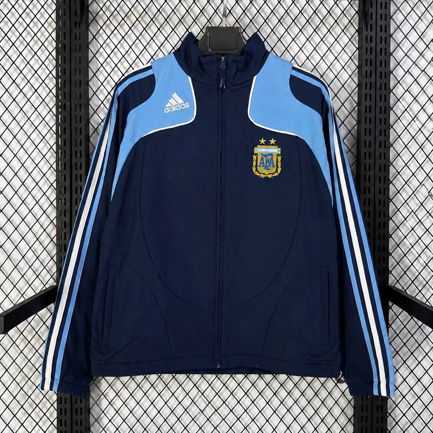 Retro Argentina 2008 Blue Windbreaker - JerseysGala