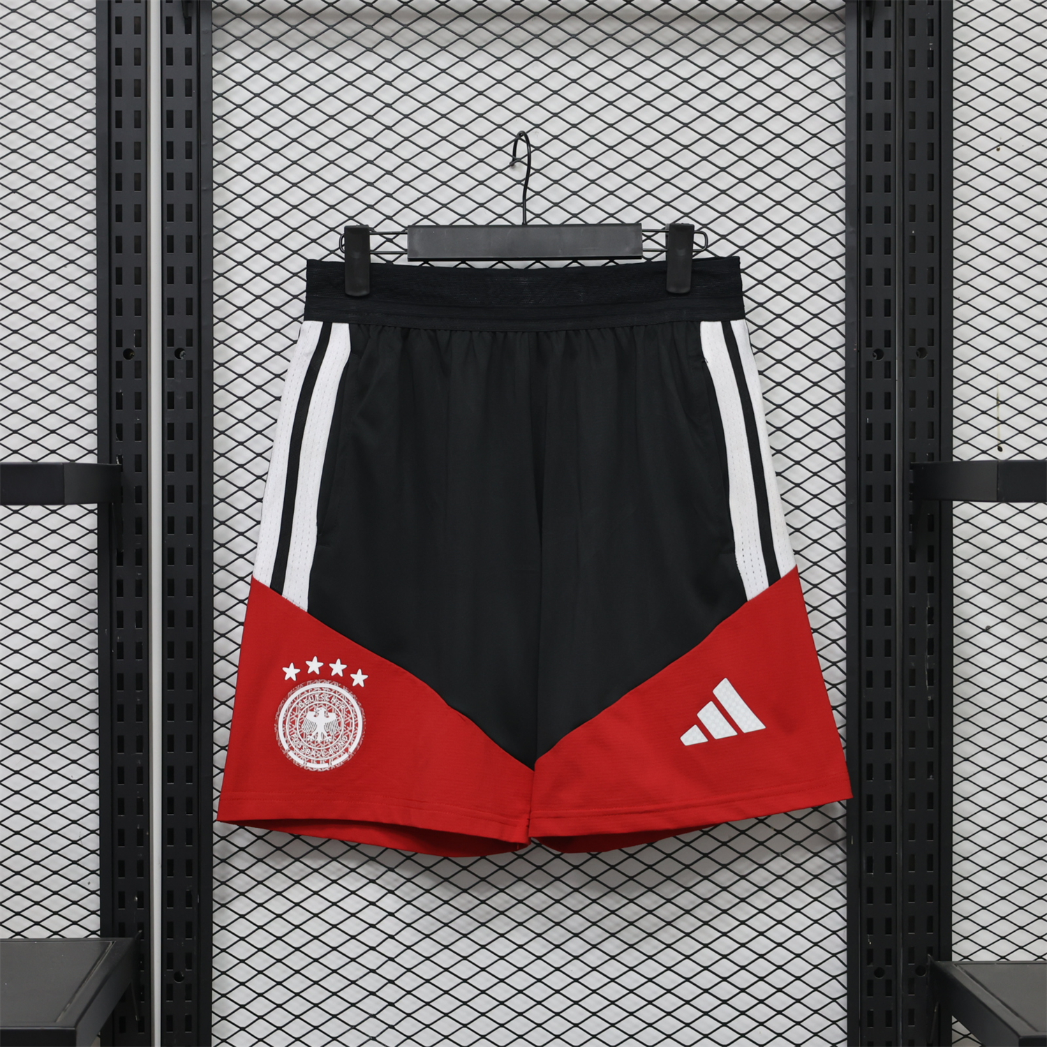 Germany 2026 Red Black Training Shorts - Player Version - JerseysGala