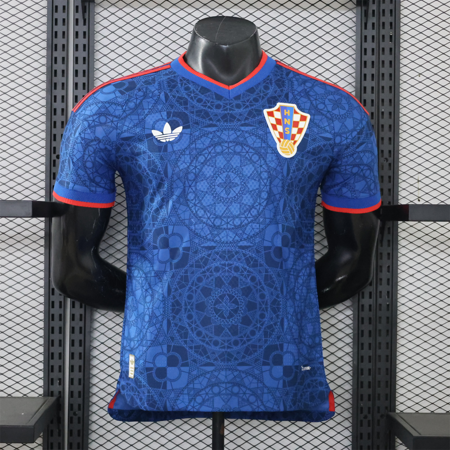 Croatia 2027 Away Blue Jersey - Player Version - JerseysGala