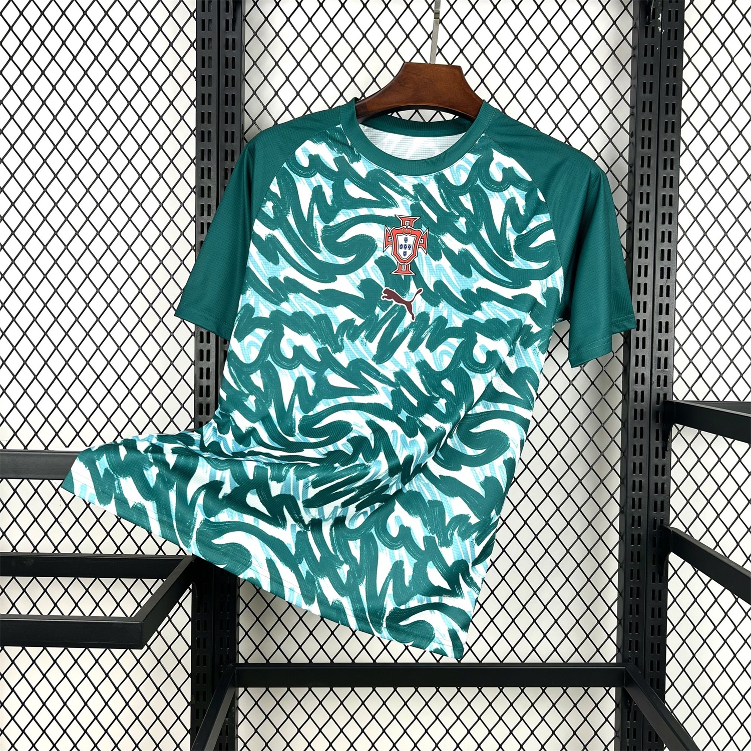 Portugal 2026 Pre-Match Teal Green Jersey - Fans Version - JerseysGala