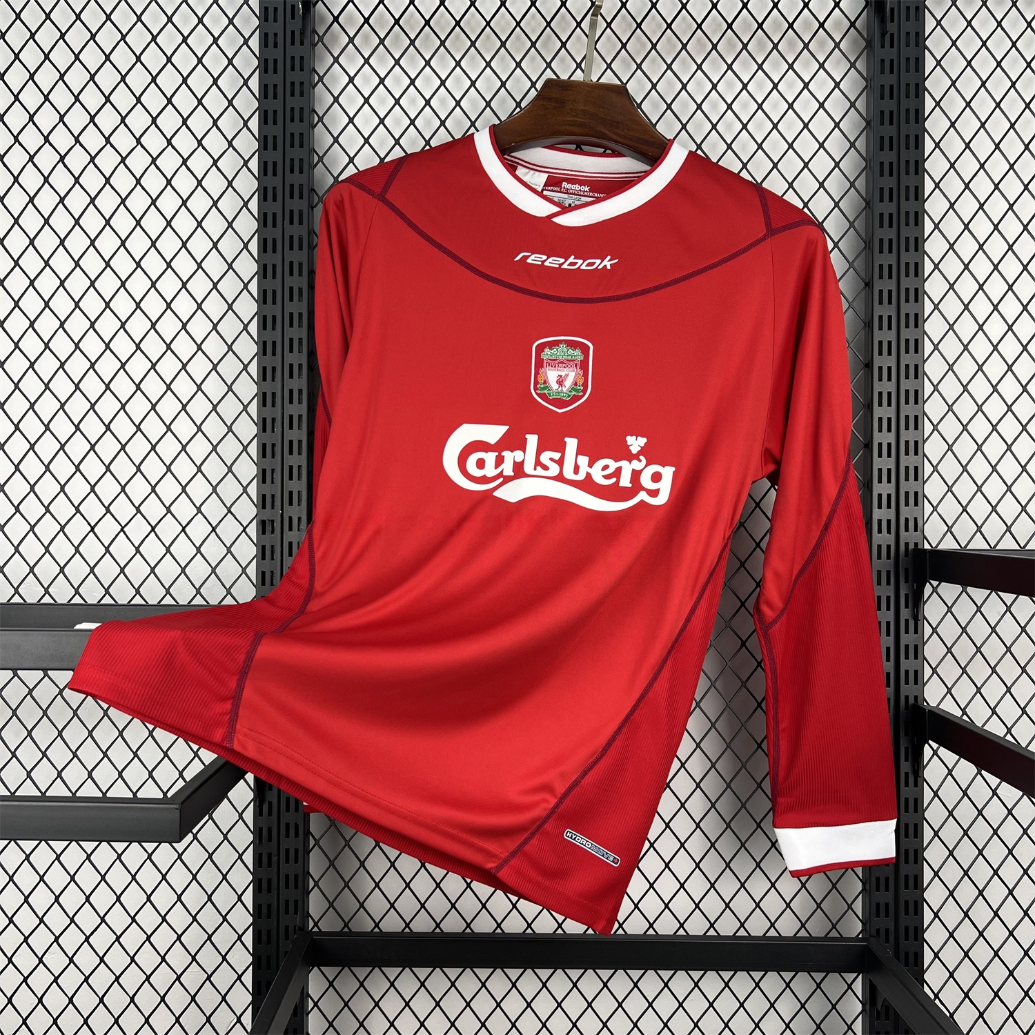 Retro Liver.pool 2002-04 Home Long Sleeves Jersey - JerseysGala