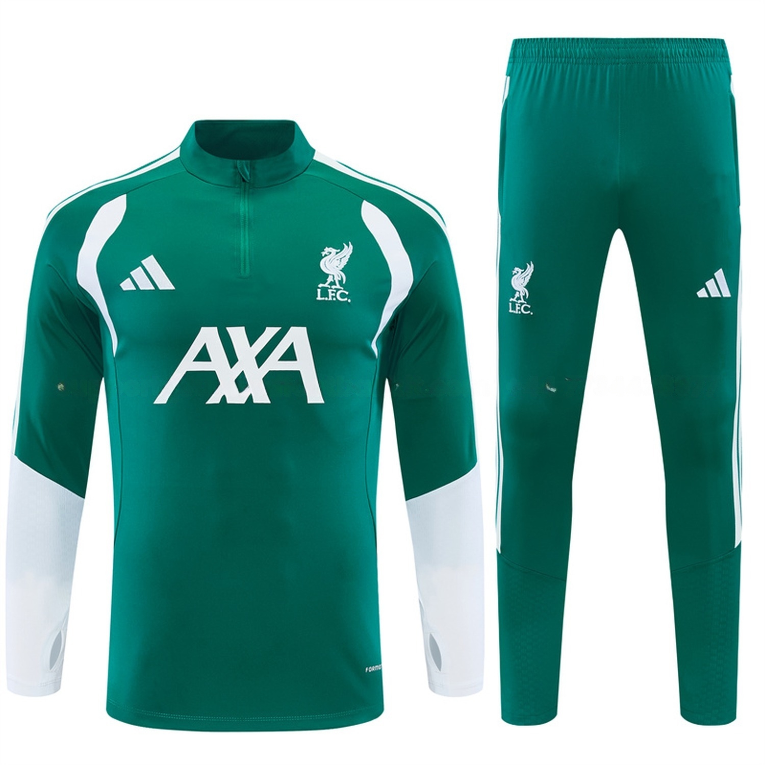 Liver.pool 26-27 Long Sleeve Training Set - Green Top & Green Pants - JerseysGala