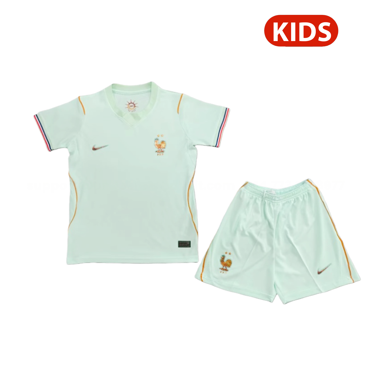 France 2026 Away Mint Green Kids Kit - JerseysGala