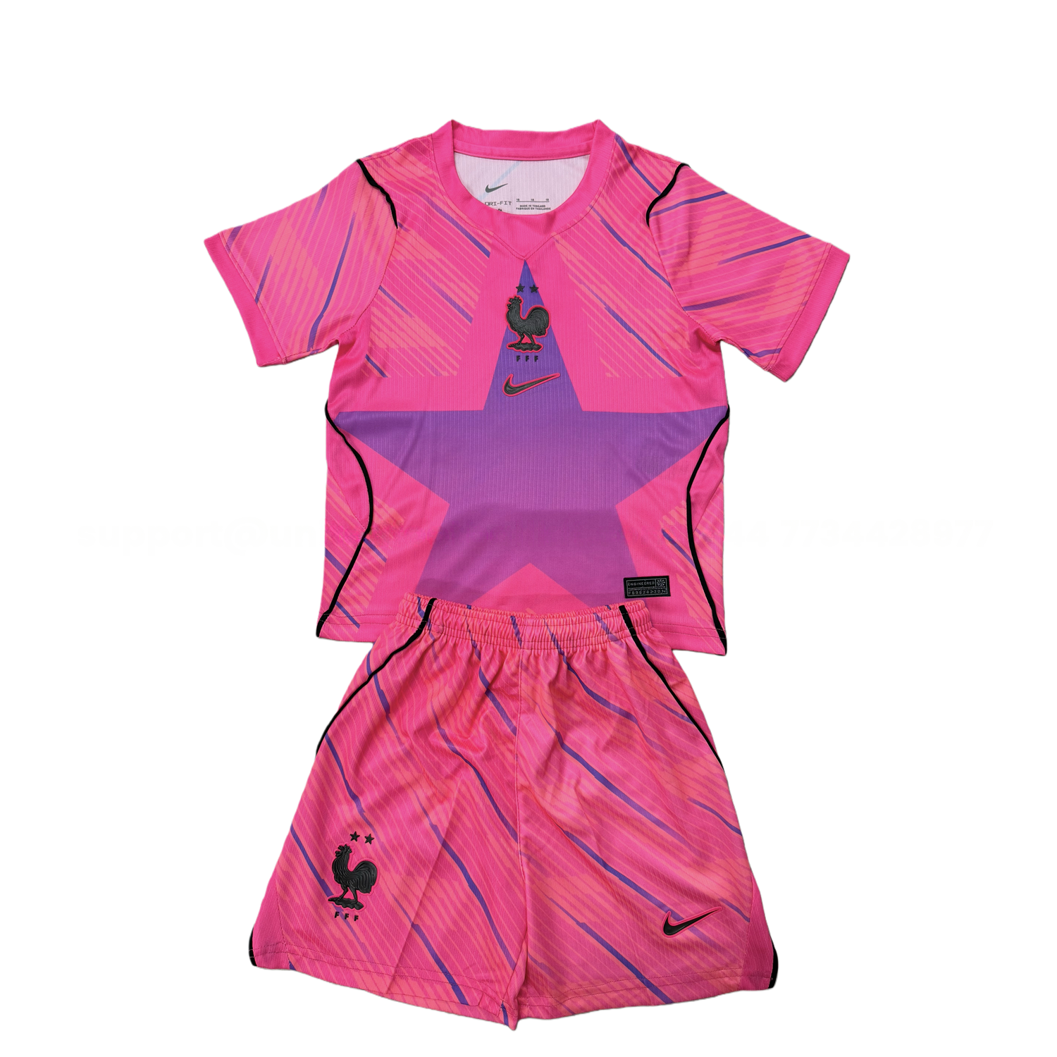 France 2026 Pink Goalkeeper Men's Adult Jersey Set - Fans Version - JerseysGala
