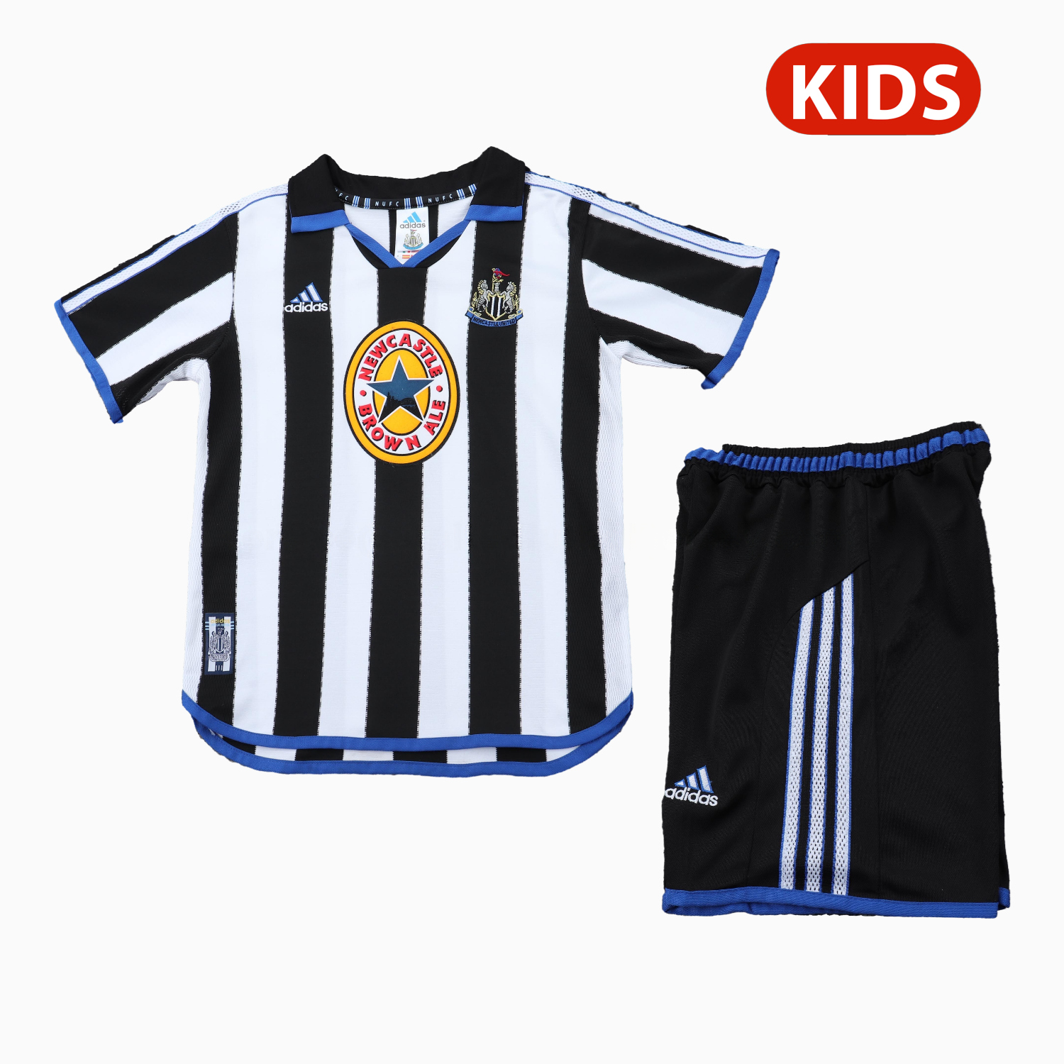 Retro Newcastle United 1999-00 Home Kids Kit - JerseysGala