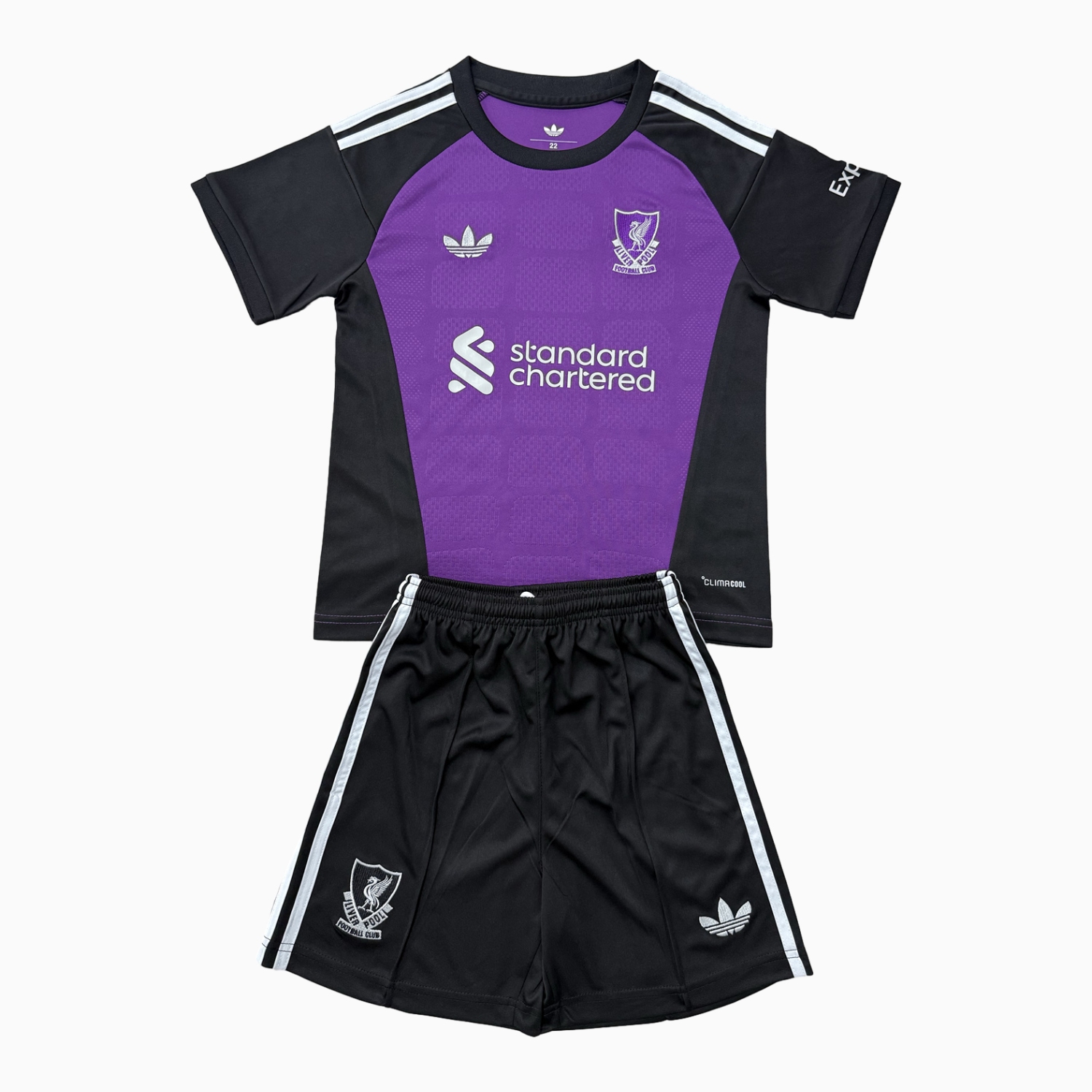 Liver.pool 26-27 Purple Goalkeeper Men's Adult Jersey Set - Fans Version - JerseysGala