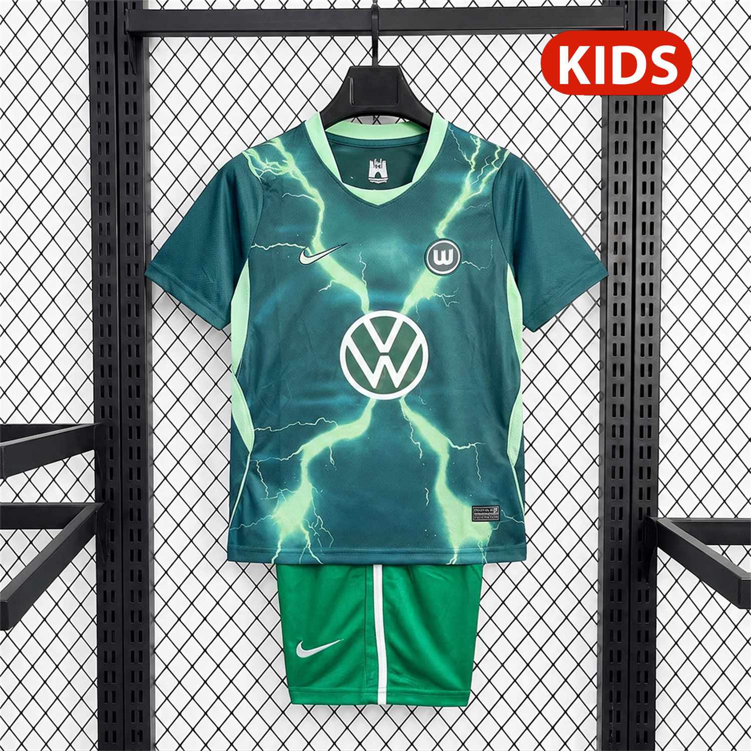 Wolfsburg 26-27 Home Kids Kit - JerseysGala