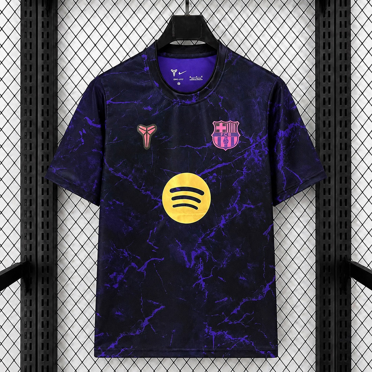 Barcelona 26-27 Purple Black Pre-Match Training Jersey - Fans Version - JerseysGala