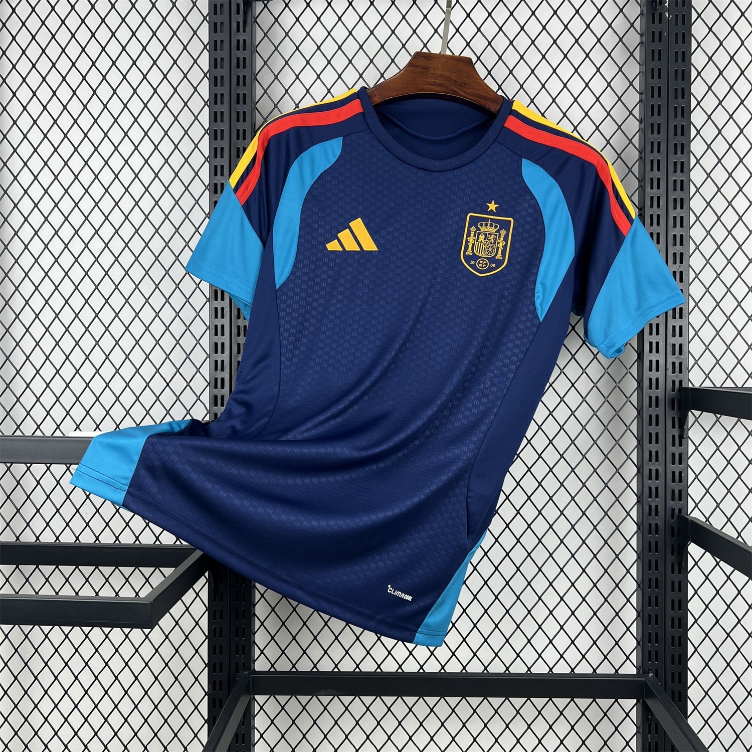 Spain 2026 Dark Blue Pre-Match Training Jersey - Fans Version - JerseysGala