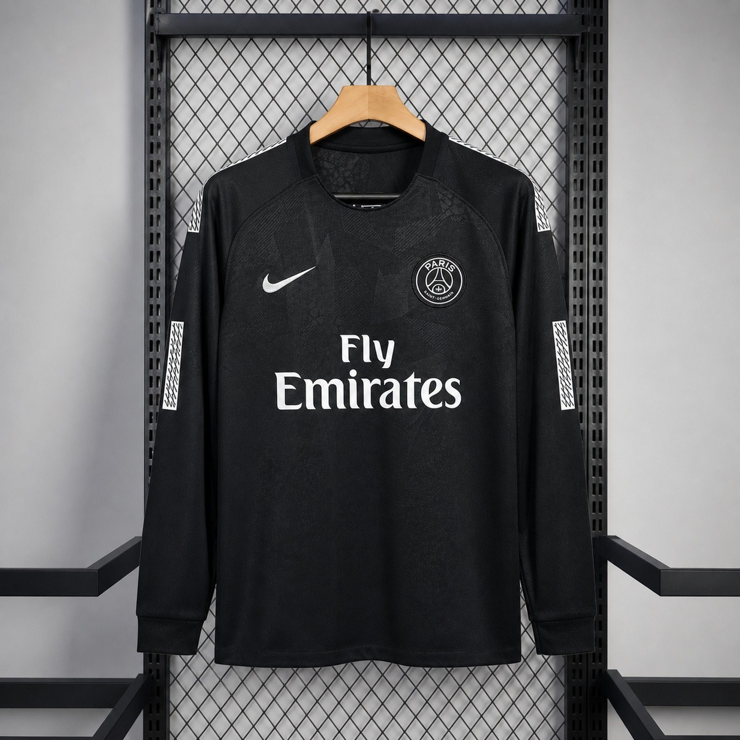 Retro Paris Saint-Germain PSG 2017-18 Third Long Sleeves Jersey - JerseysGala