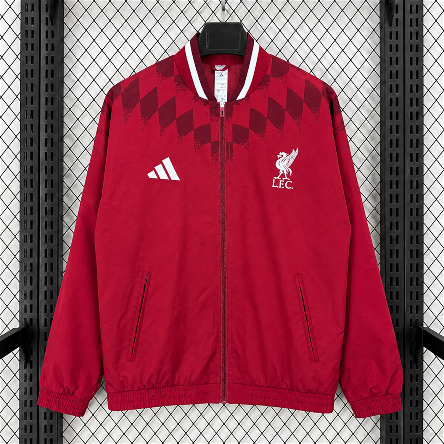 Liver.pool 26-27 Track Windbreaker Jacket - Red - JerseysGala