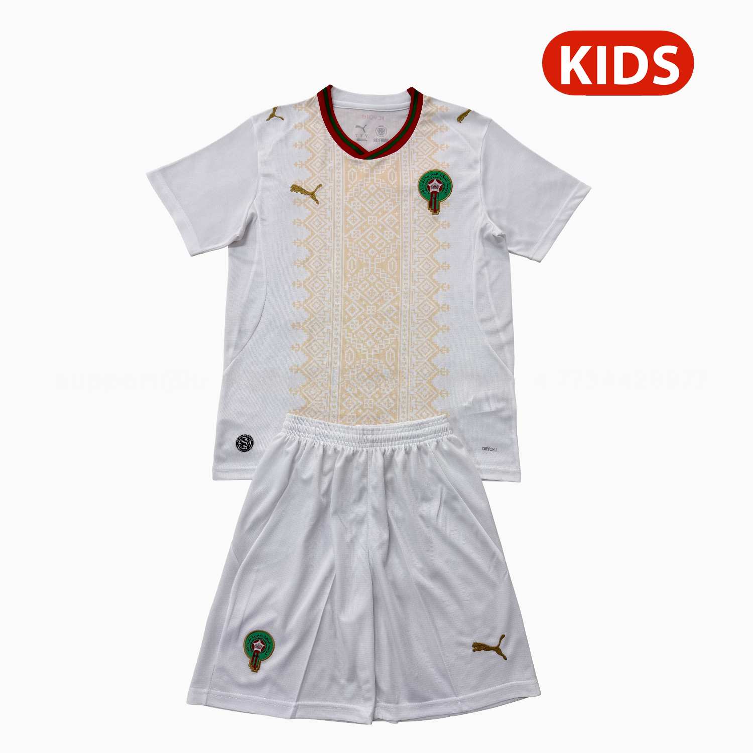 Morocco 2026 Away Kids Kit - JerseysGala