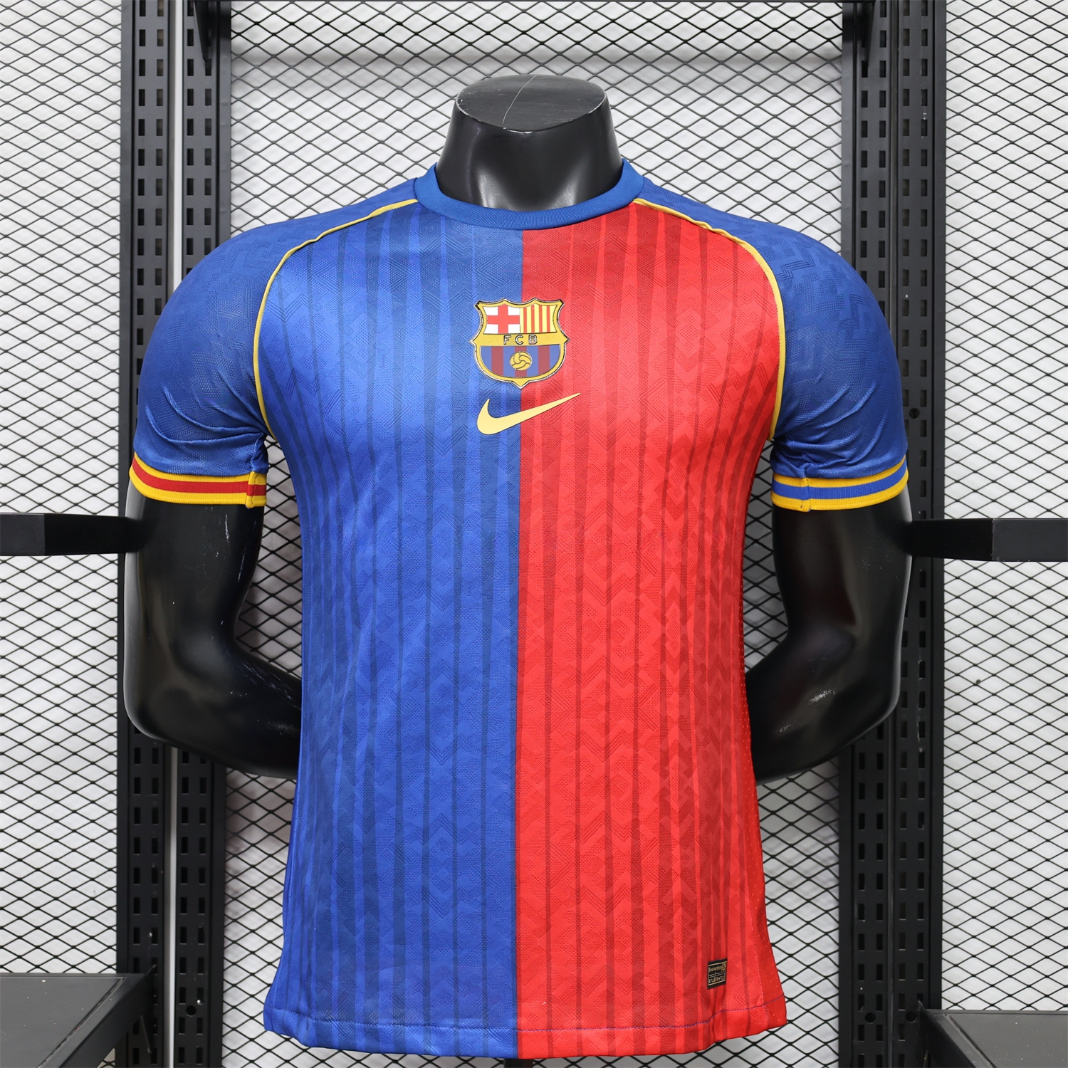 Barcelona 26-27 Red Blue Retro Style Casual Jersey - Player Version - JerseysGala