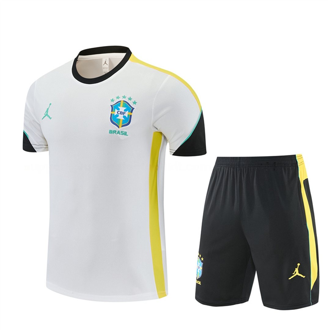 Brazil 2026 Short-Sleeve Training Set - Colors Top & Colors Pants - JerseysGala