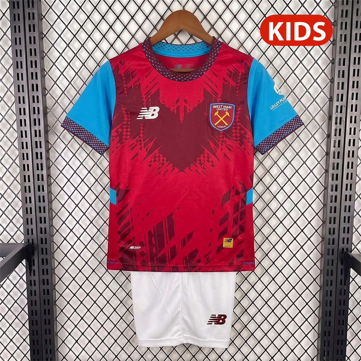 West Ham United 26-27 Home Kids Kit - JerseysGala