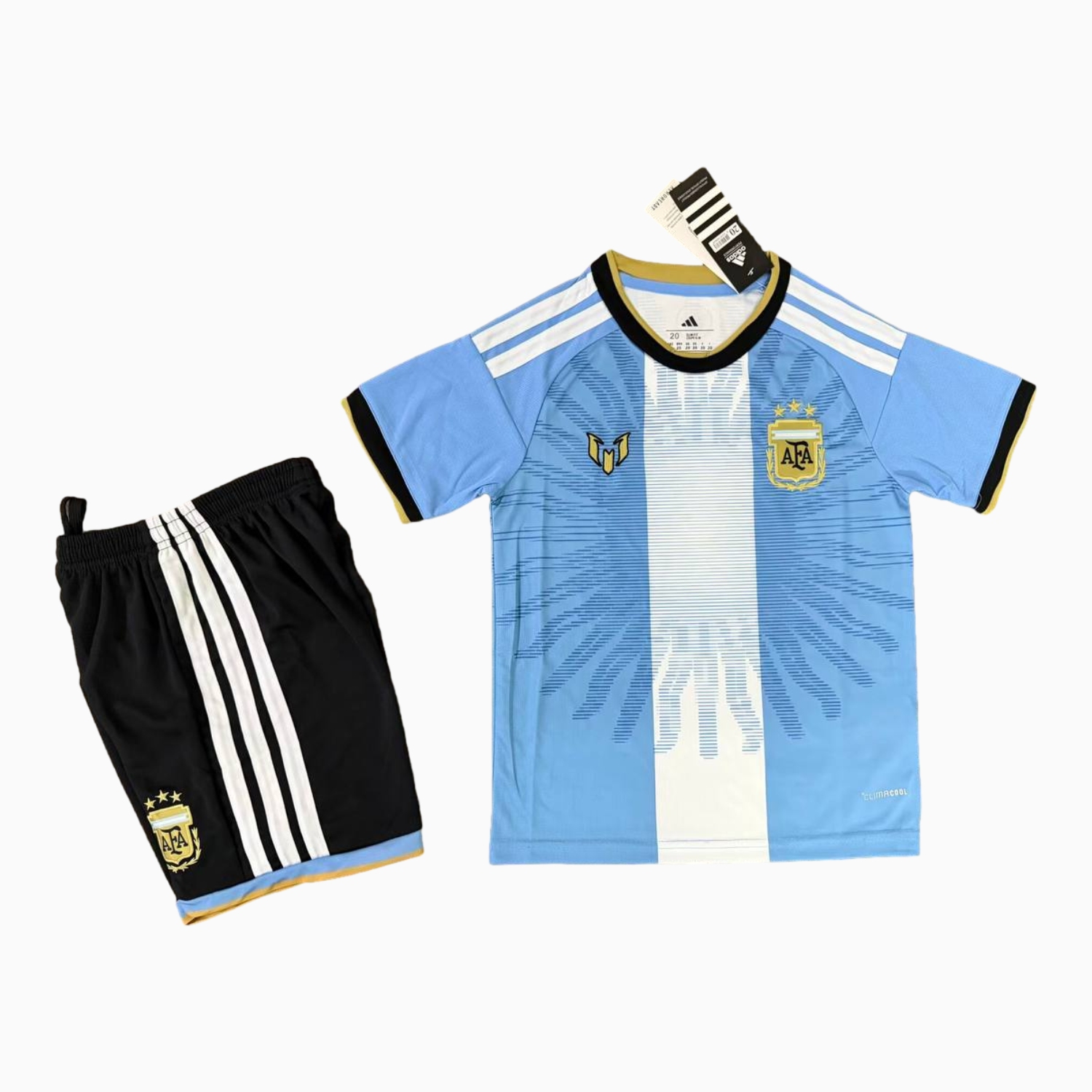 Argentina 2026 Messi Last Match Anniversary Special Kids Kit - JerseysGala
