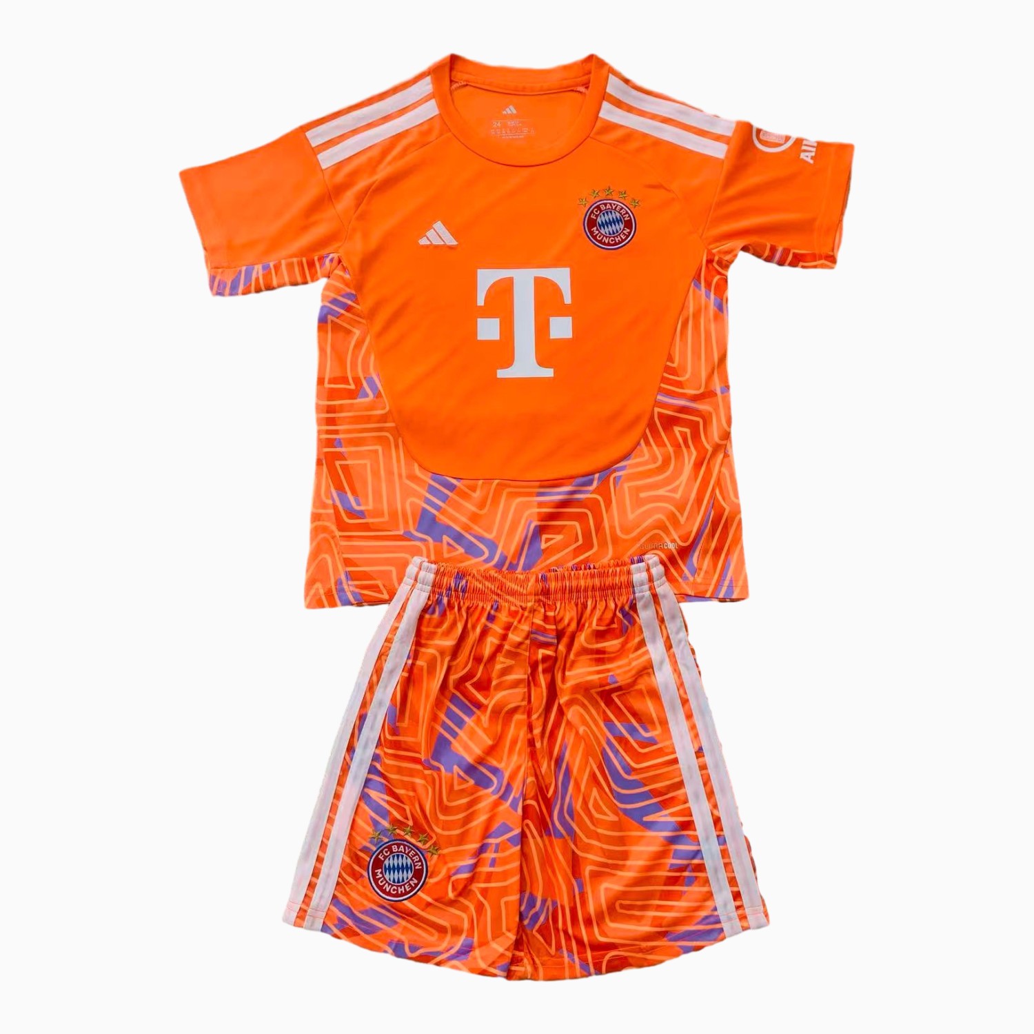 Bayern Munich 26-27 Orange Goalkeeper Men's Adult Jersey Set - Fans Version - JerseysGala