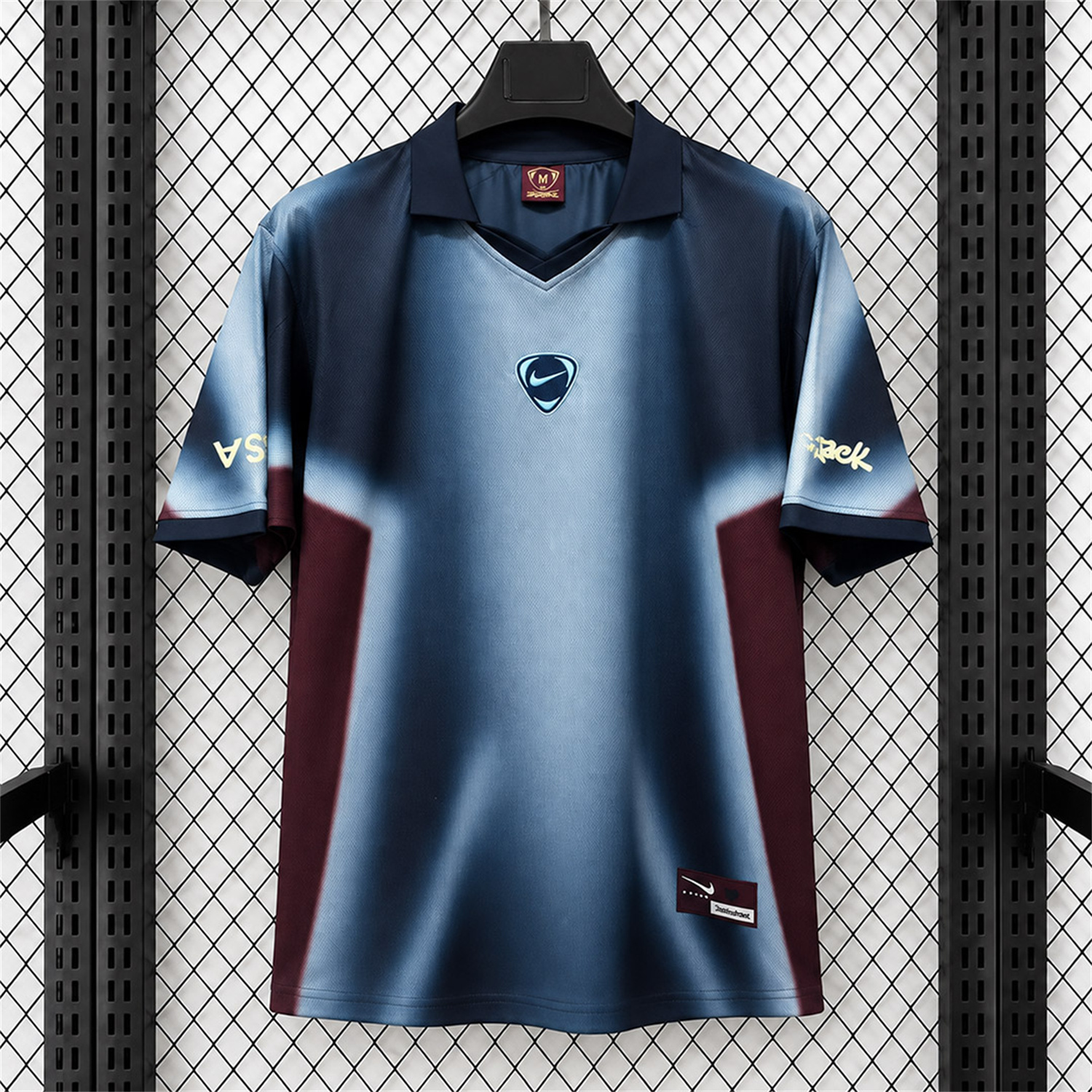 United States USA 2026 x Cactus Jack Total 90 Retro Style Blue Jersey - Fans Version - JerseysGala