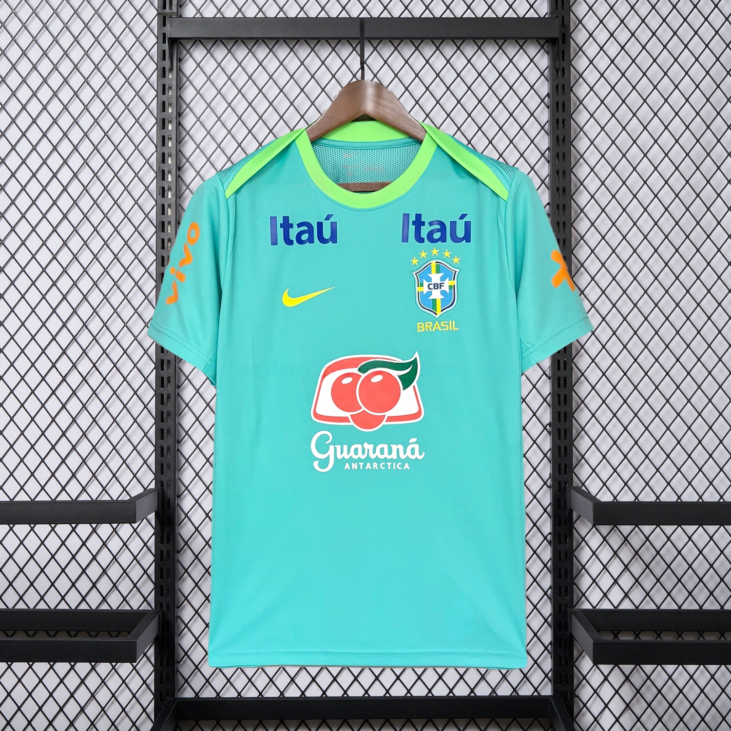 Brazil 2026 Tiffany Blue Training Jersey - Fans Version - JerseysGala