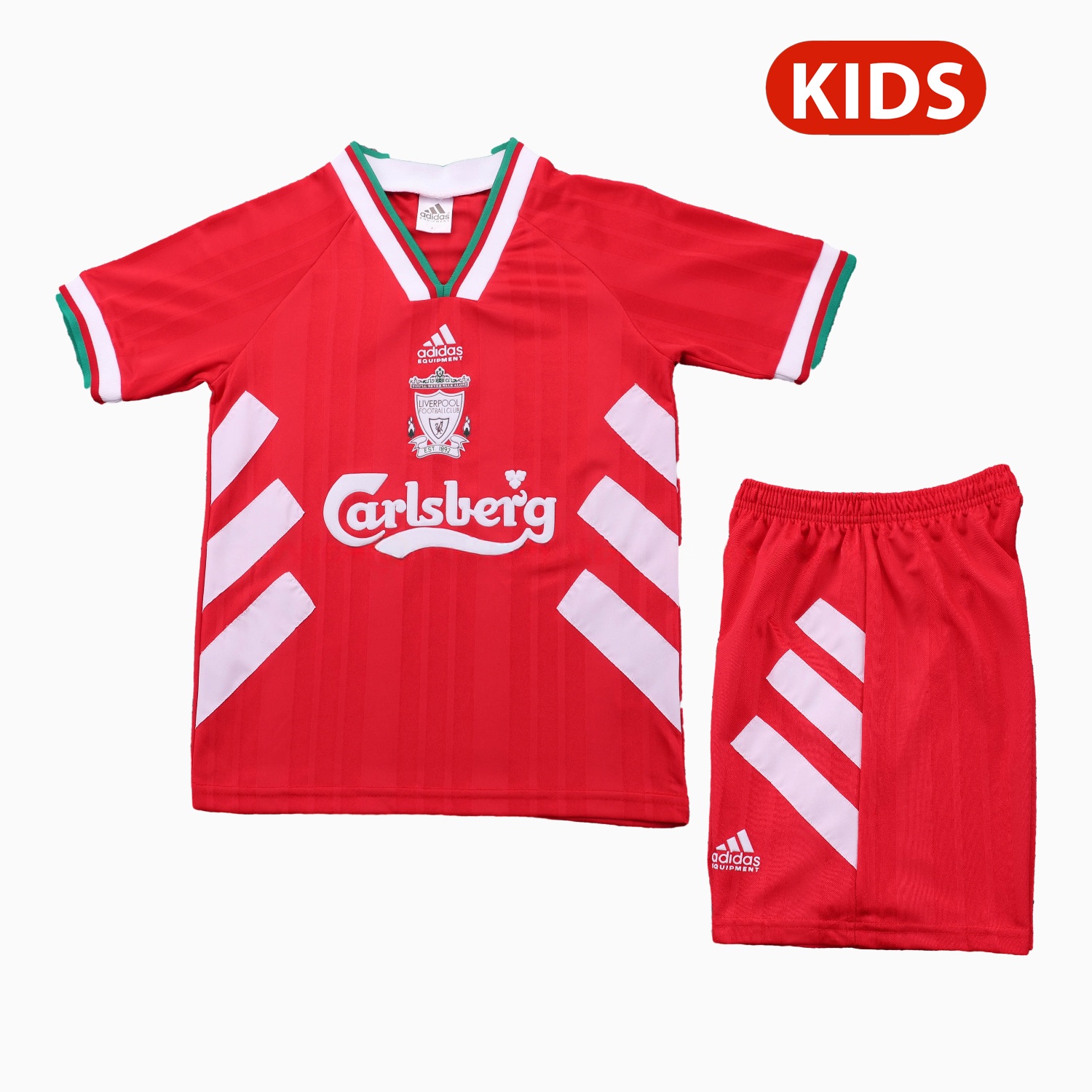 Retro Liver.pool 1993-95 Home Kids Kit - JerseysGala